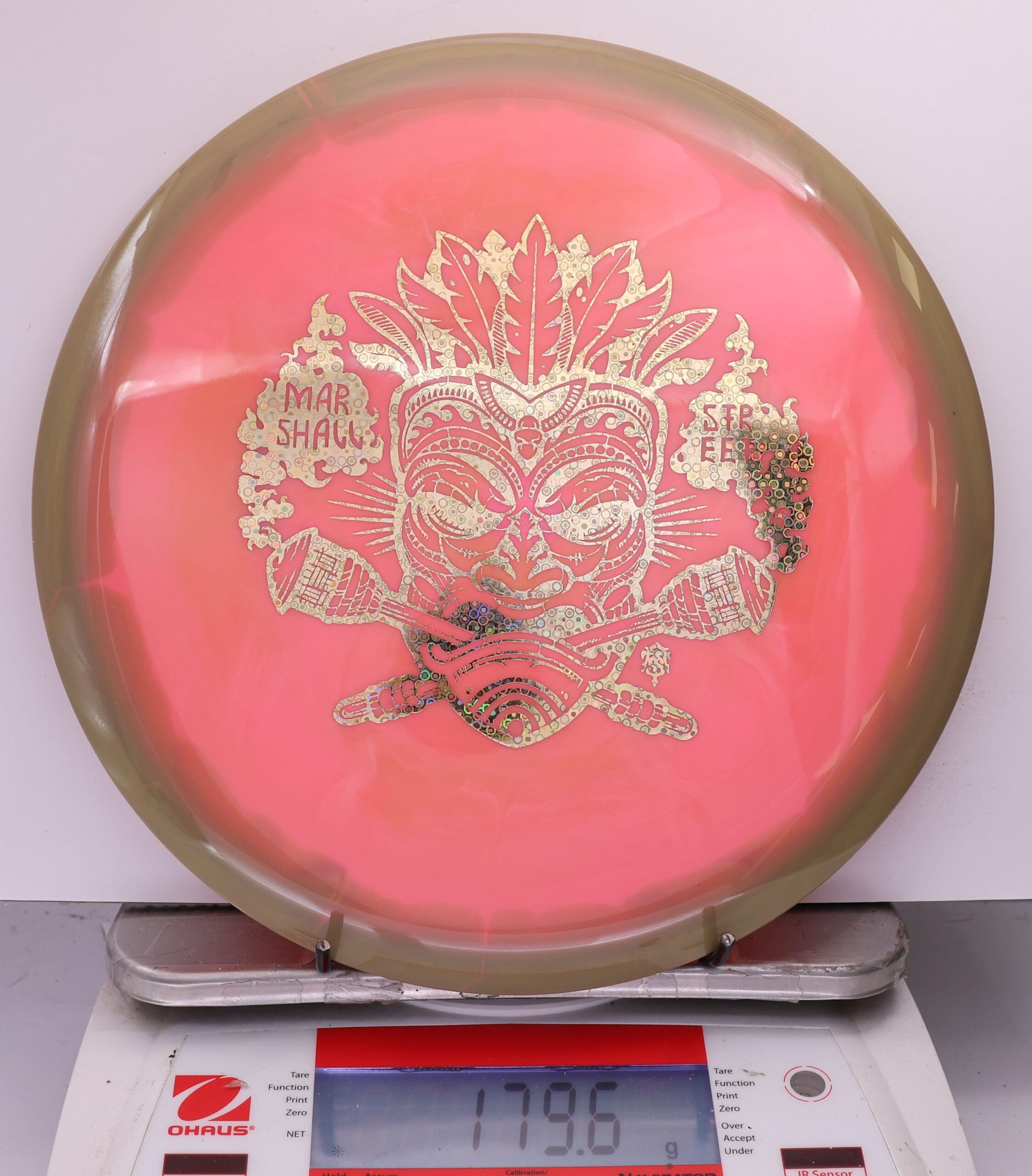 537419 Halo Star Rollo, Marshall Street Tiki Mask - #03 YukGrn-Pink, 180