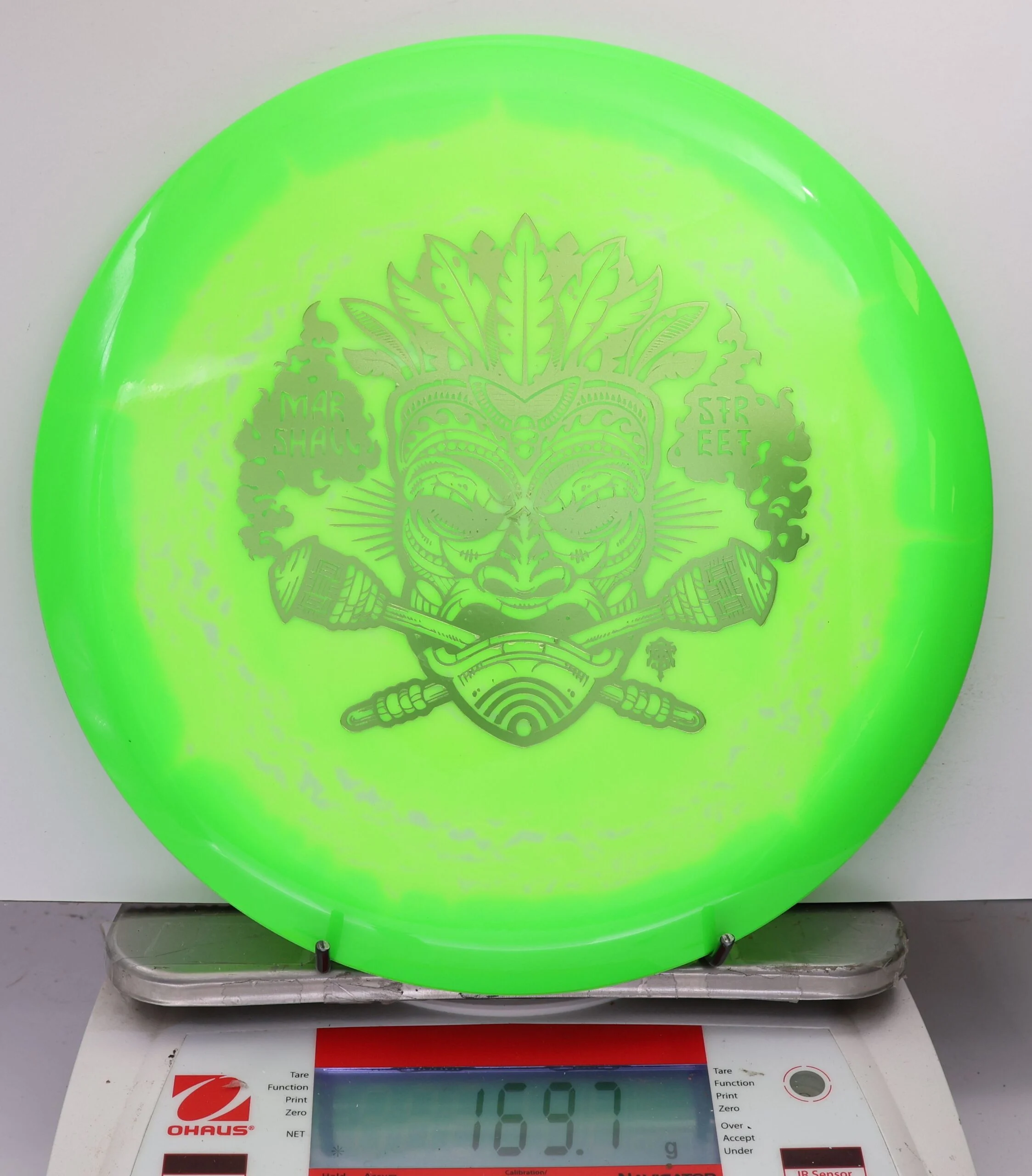 537422 Halo Star Rollo, Marshall Street Tiki Mask - #06 Green-LtGreen, 170