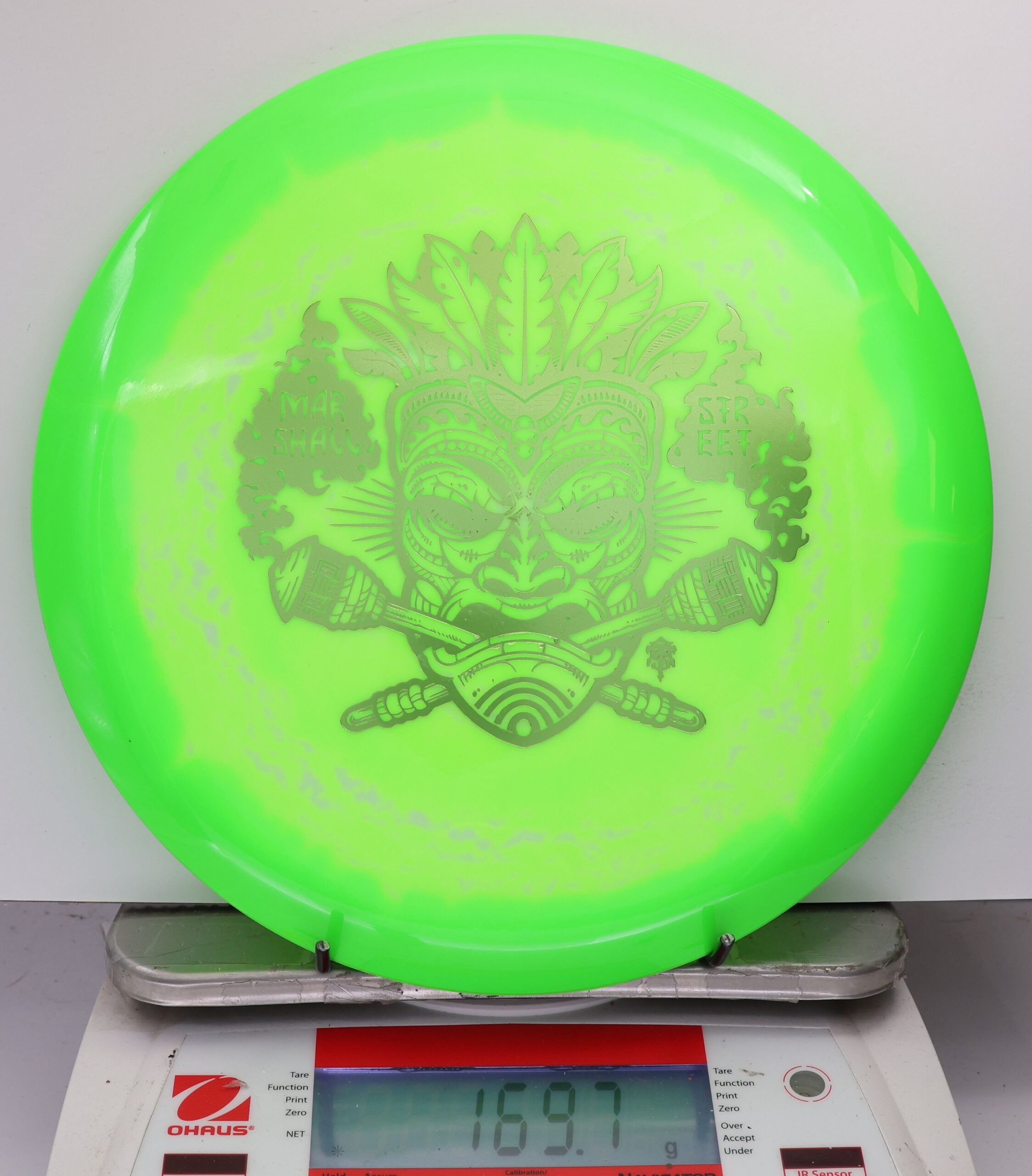 537422 Halo Star Rollo, Marshall Street Tiki Mask - #06 Green-LtGreen, 170