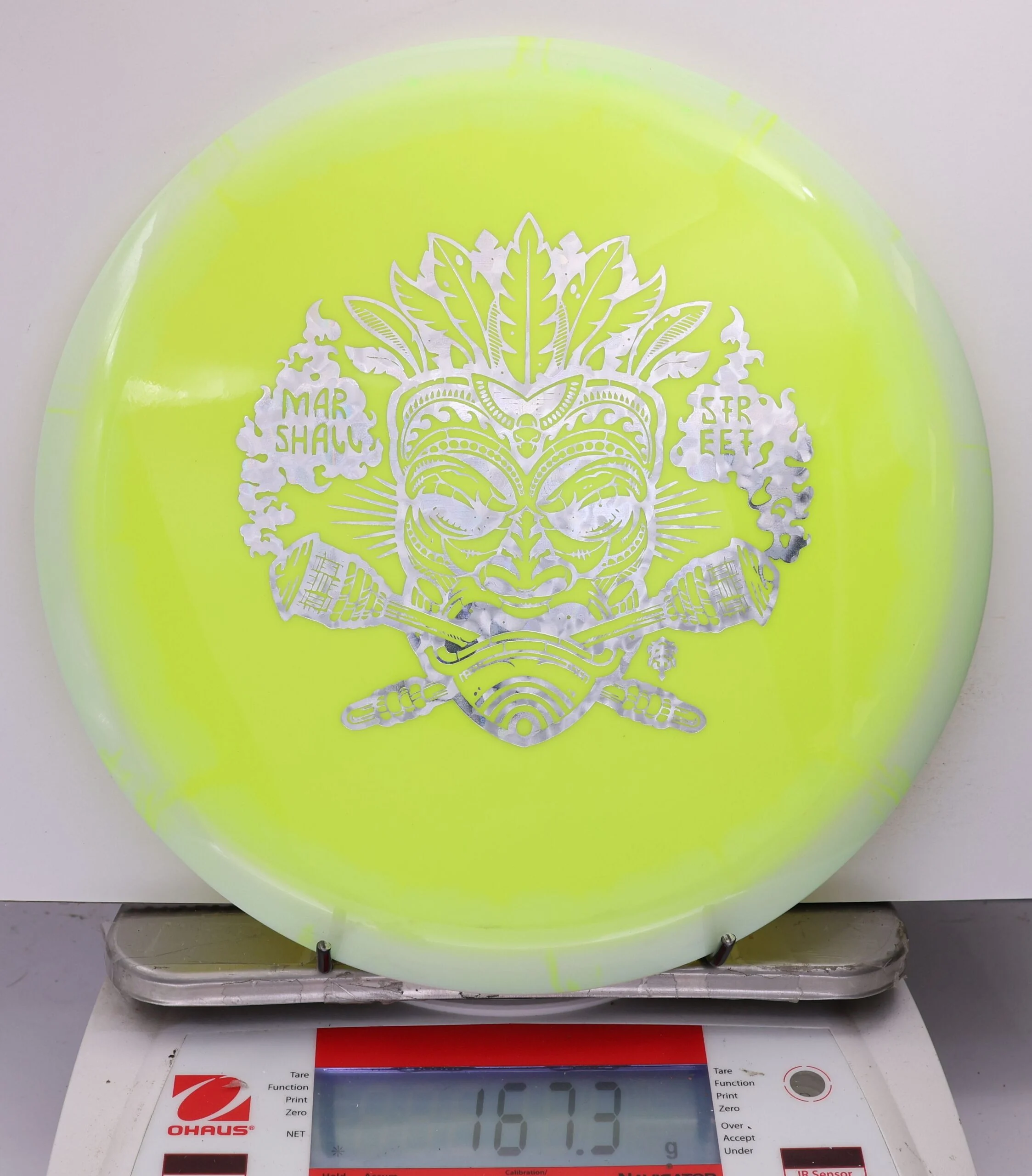 537443 Halo Star Rollo, Marshall Street Tiki Mask - #08 White-NGrellow, 167