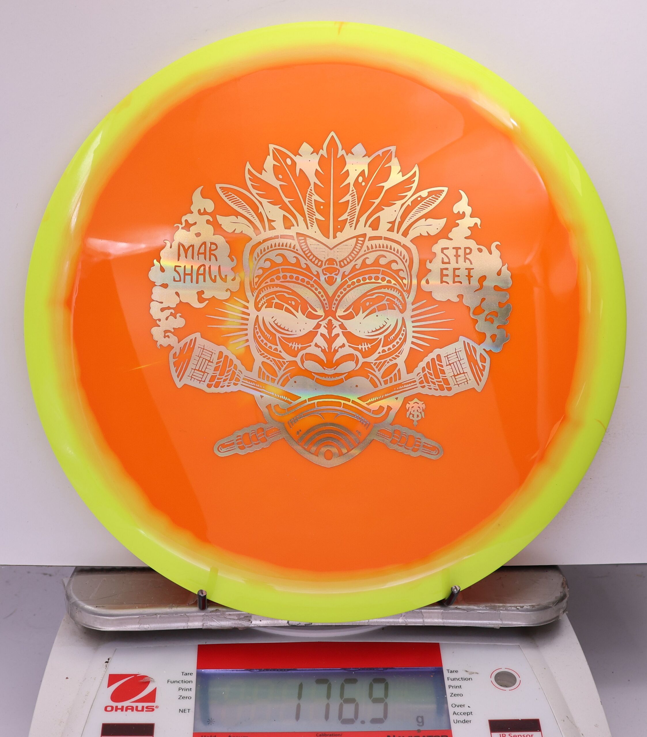 537444 Halo Star Rollo, Marshall Street Tiki Mask - #09 Yellow-Orange, 177