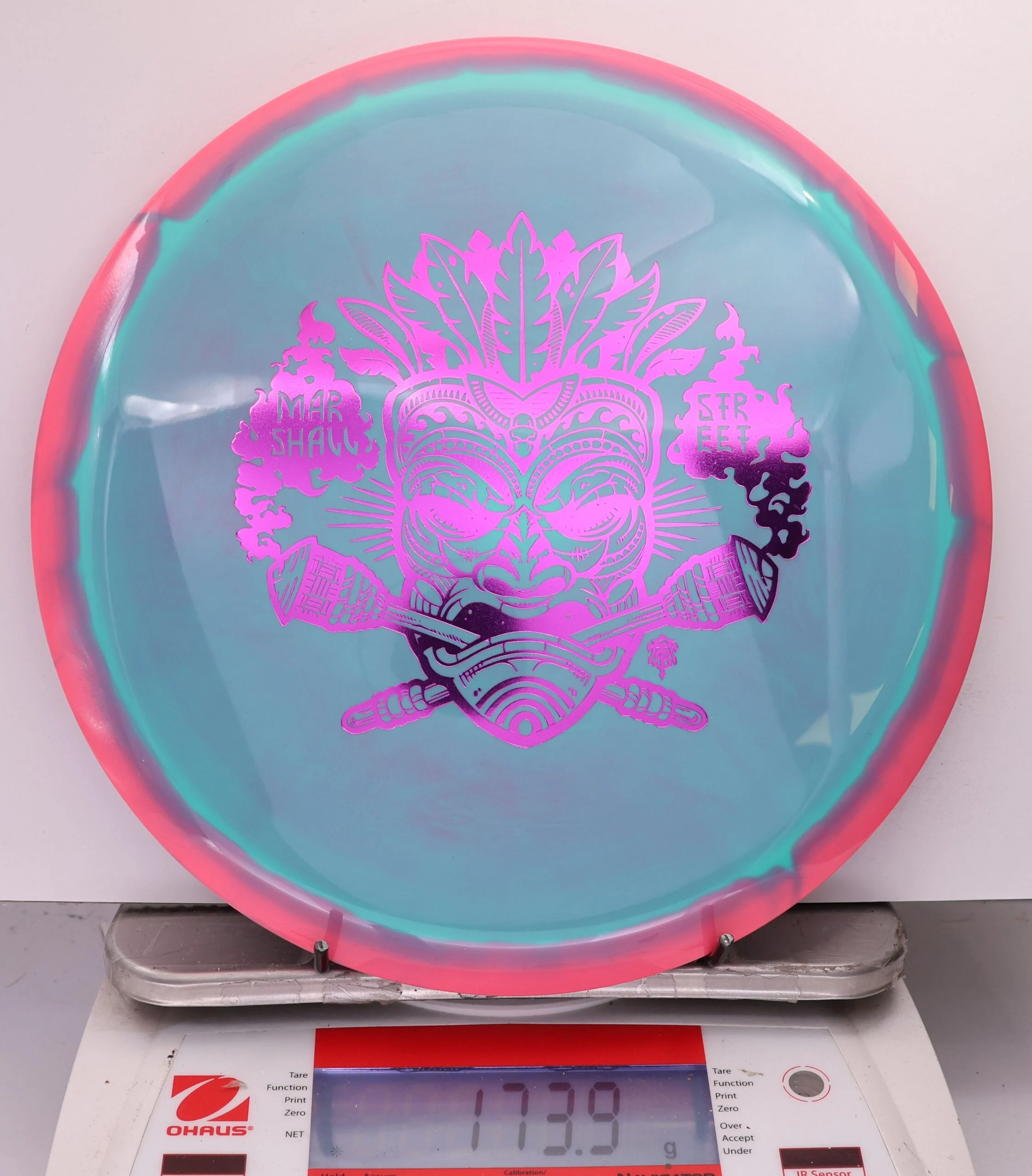 537468 Halo Star Rollo, Marshall Street Tiki Mask - #14 Pink-Blue, 174
