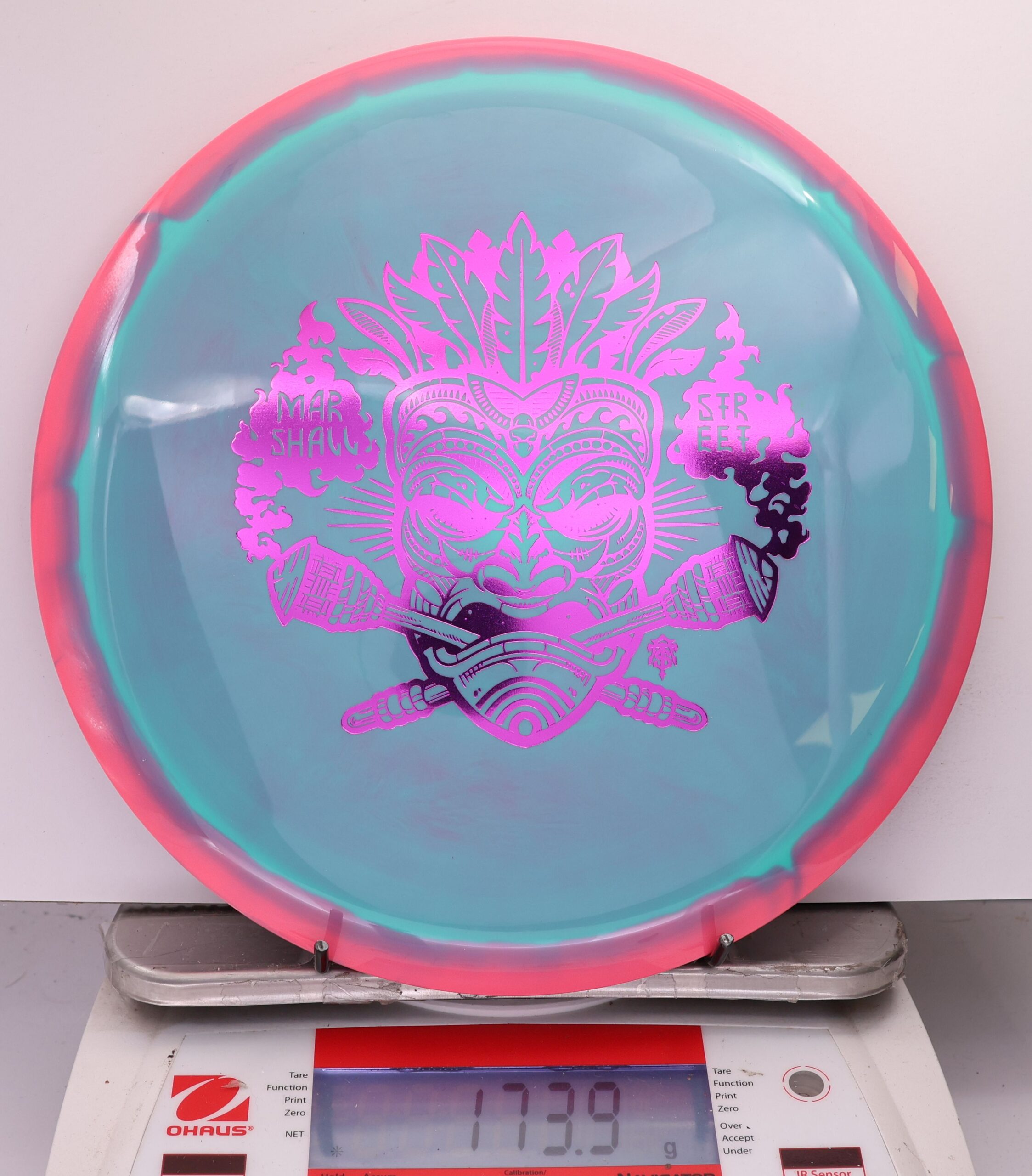 537468 Halo Star Rollo, Marshall Street Tiki Mask - #14 Pink-Blue, 174