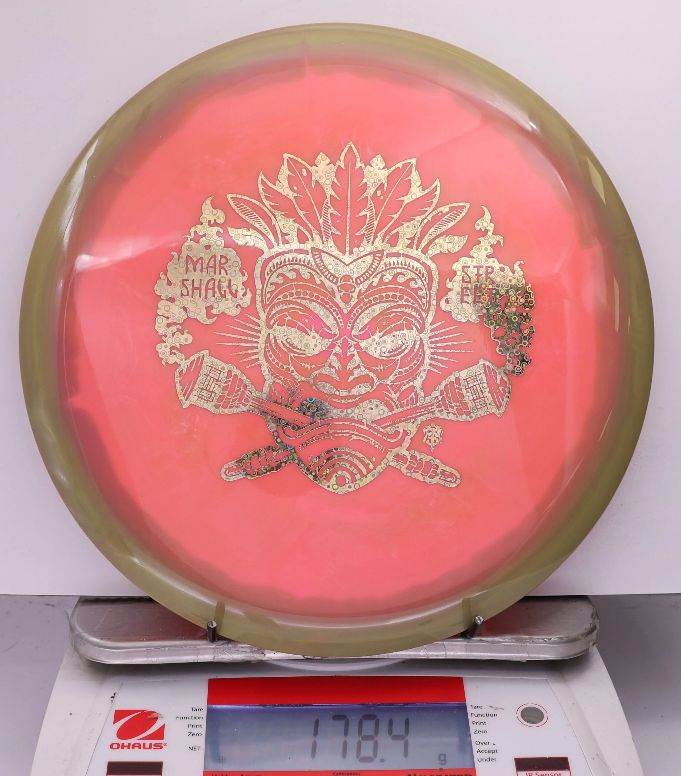537469 Halo Star Rollo, Marshall Street Tiki Mask - #15 YukGrn-Pink, 178
