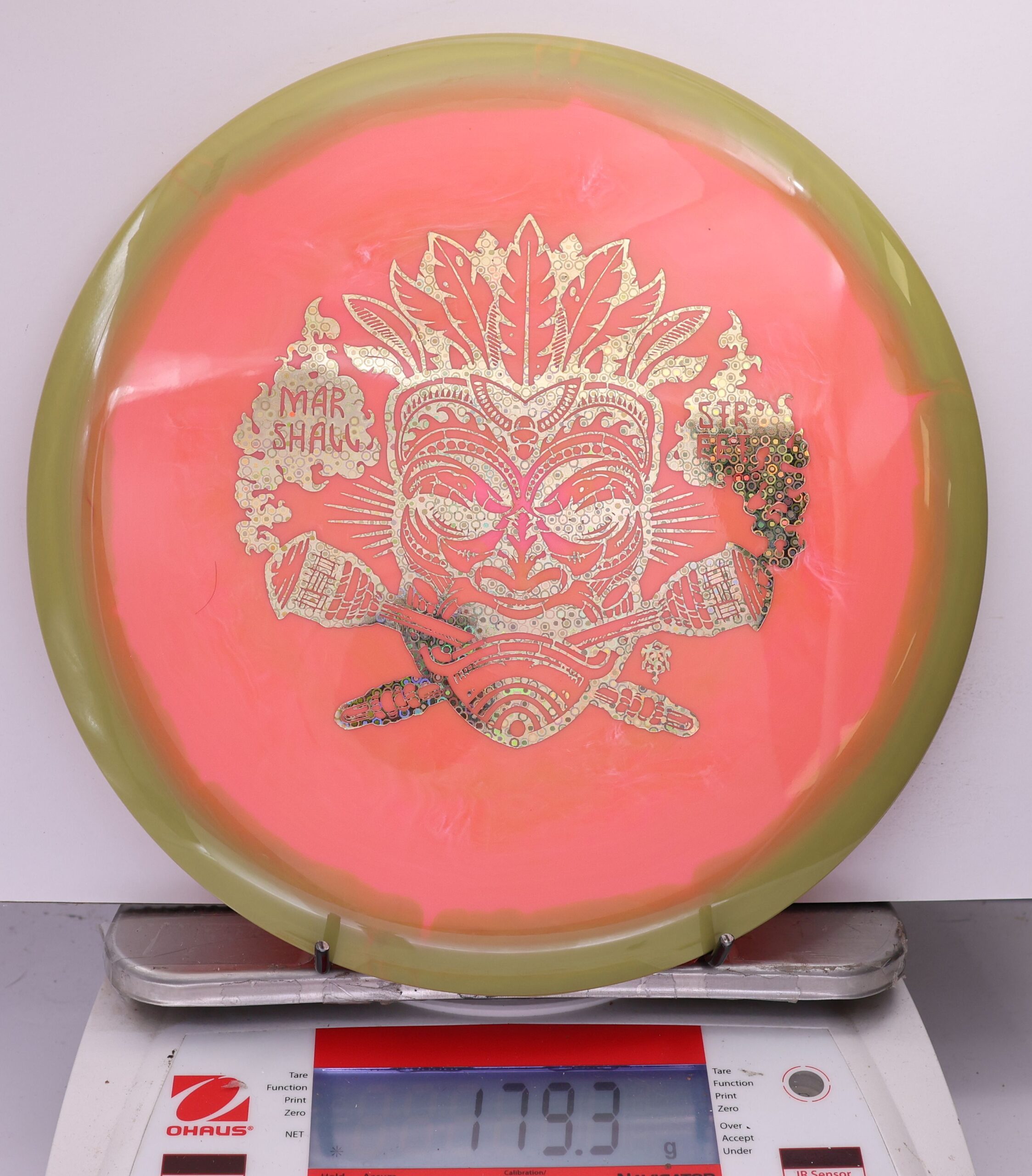 537470 Halo Star Rollo, Marshall Street Tiki Mask - #16 YukGrn-Pink, 179