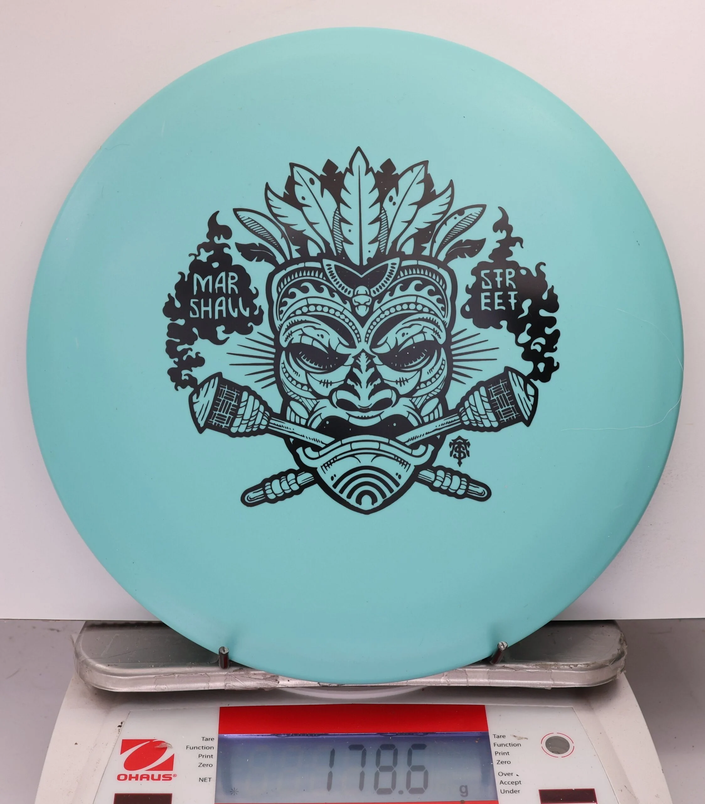537540 DX FLAT TOP Roc, Marshall Street Tiki Mask - #04 LtBlue, 179