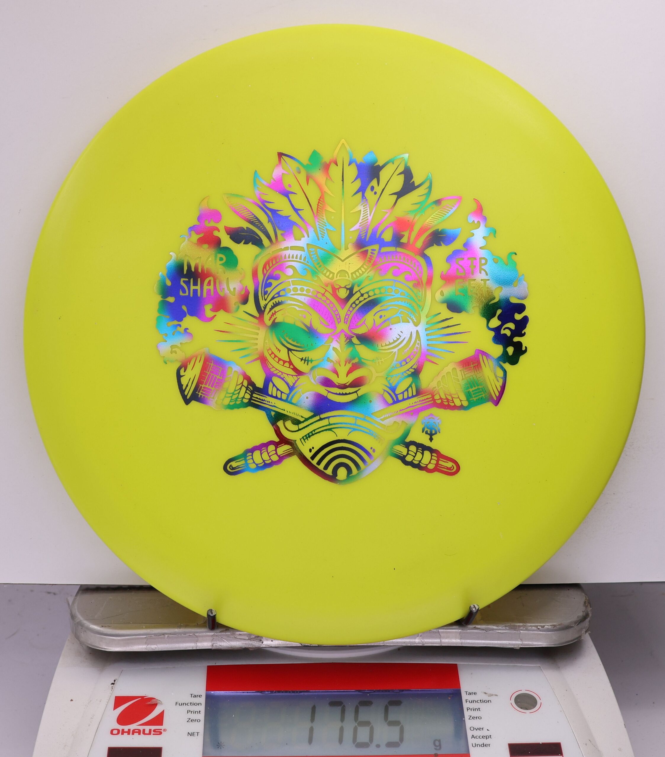 537563 DX FLAT TOP Roc, Marshall Street Tiki Mask - #08 Yellow, 177