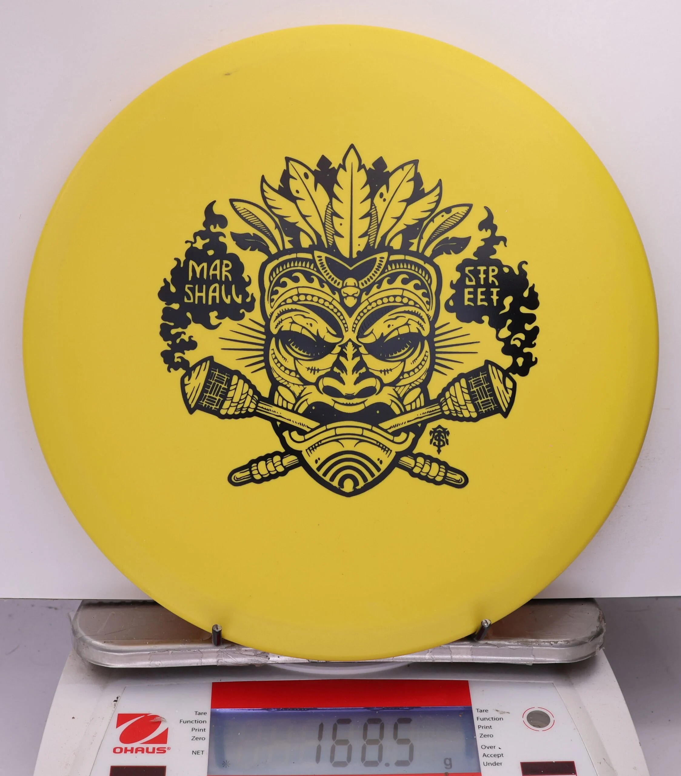 537565 DX FLAT TOP Roc, Marshall Street Tiki Mask - #10 Yellow, 169