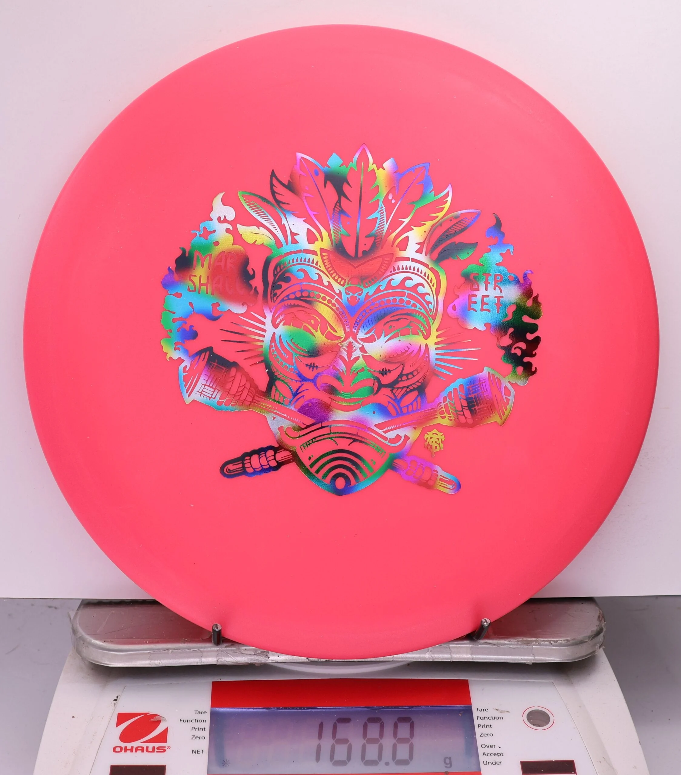 537610 DX FLAT TOP Roc, Marshall Street Tiki Mask - #17 Pink, 169