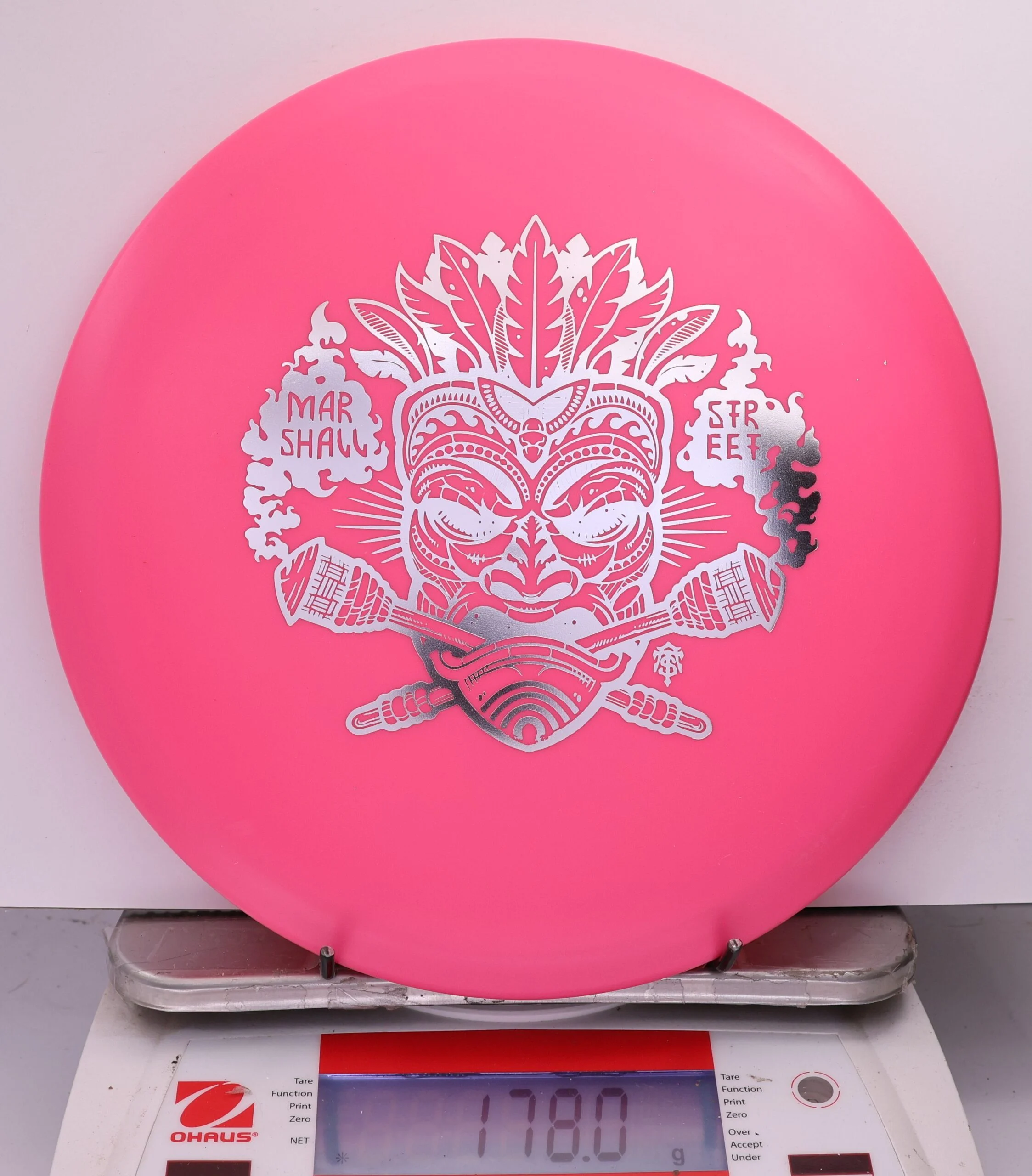 537612 DX FLAT TOP Roc, Marshall Street Tiki Mask - #19 Pink, 178