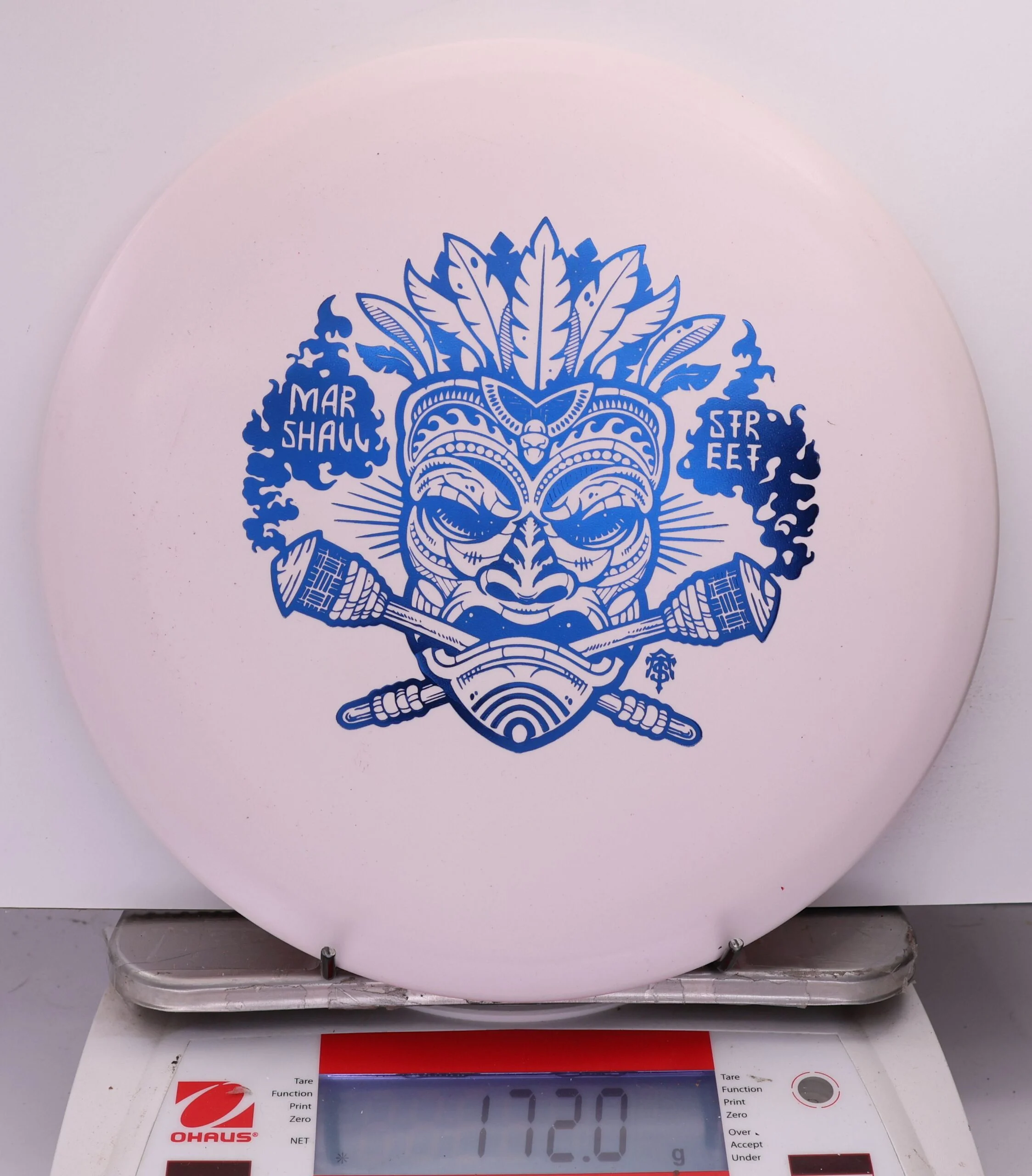 537613 DX FLAT TOP Roc, Marshall Street Tiki Mask - #20 White, 172