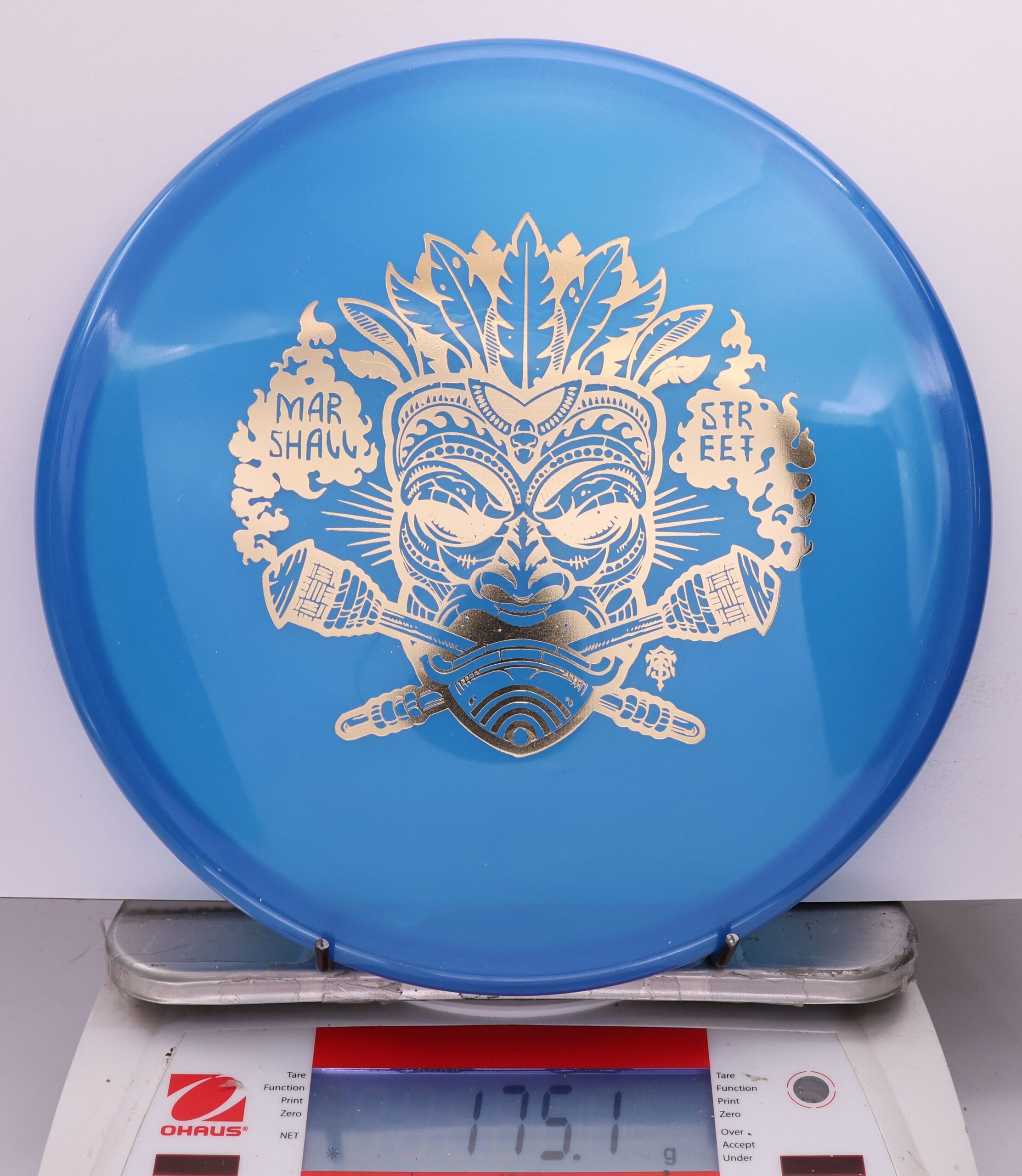 538146 Luster Champion Toro, Marshall Street Tiki Mask - #01 Blue, 175