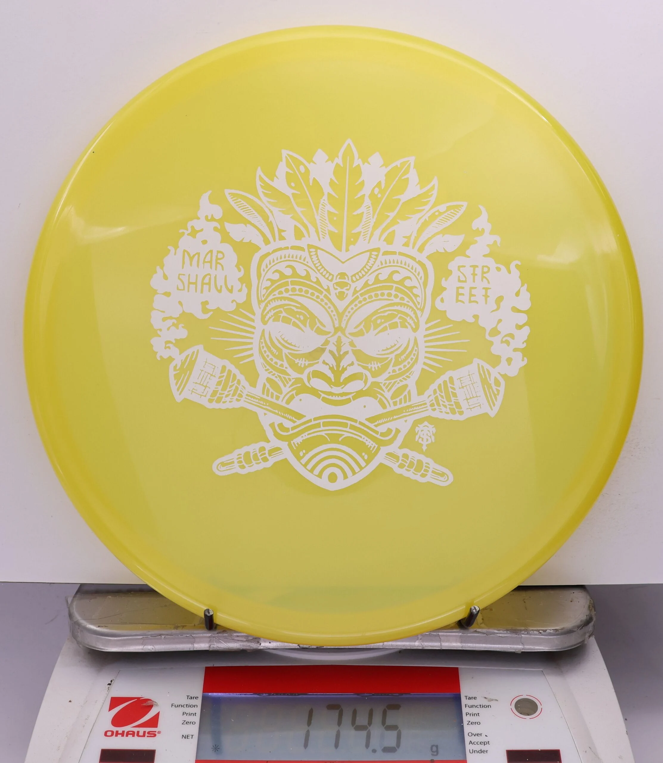 538167 Luster Champion Toro, Marshall Street Tiki Mask - #04 Yellow, 175