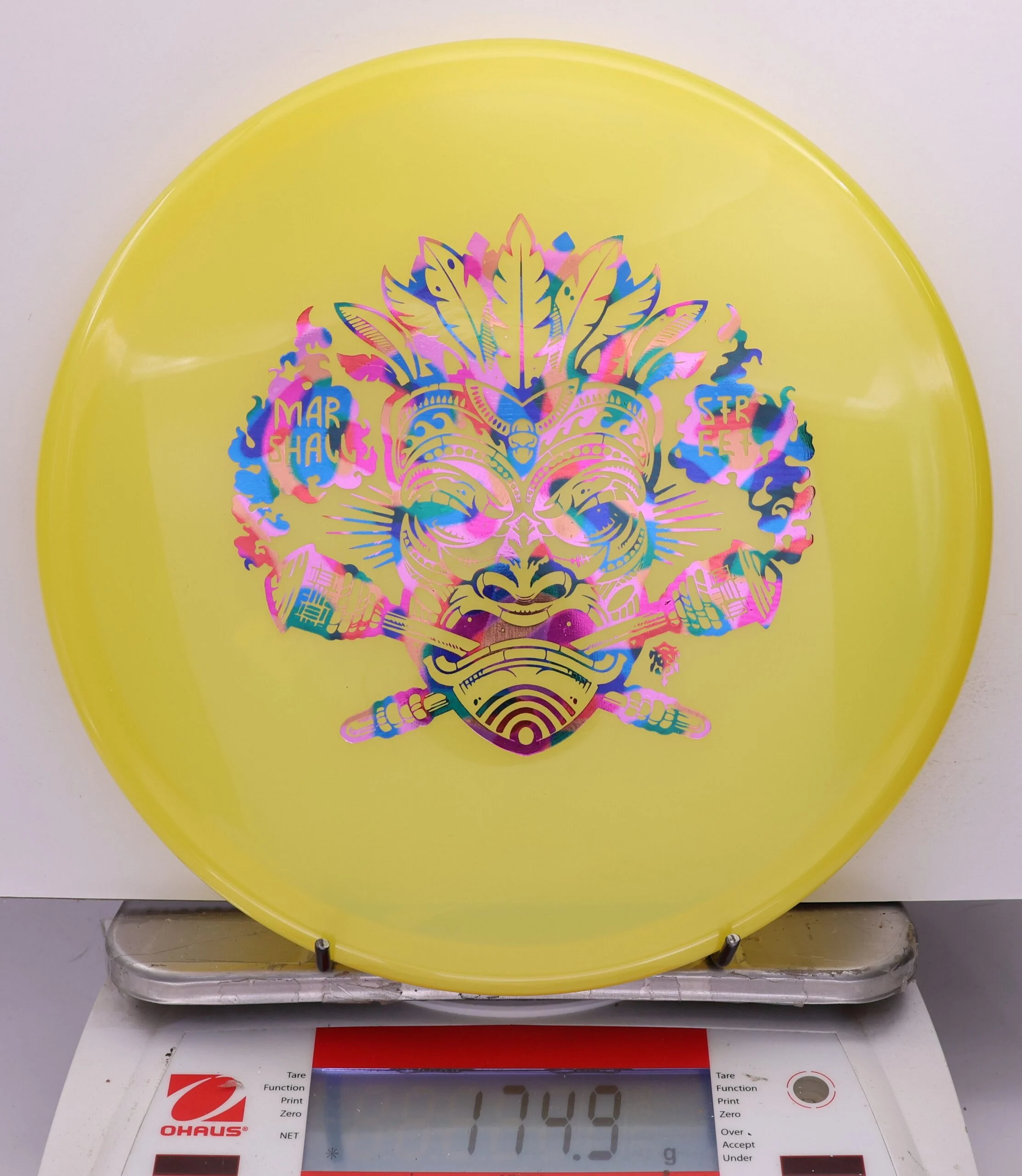 538168 Luster Champion Toro, Marshall Street Tiki Mask - #05 Yellow, 175