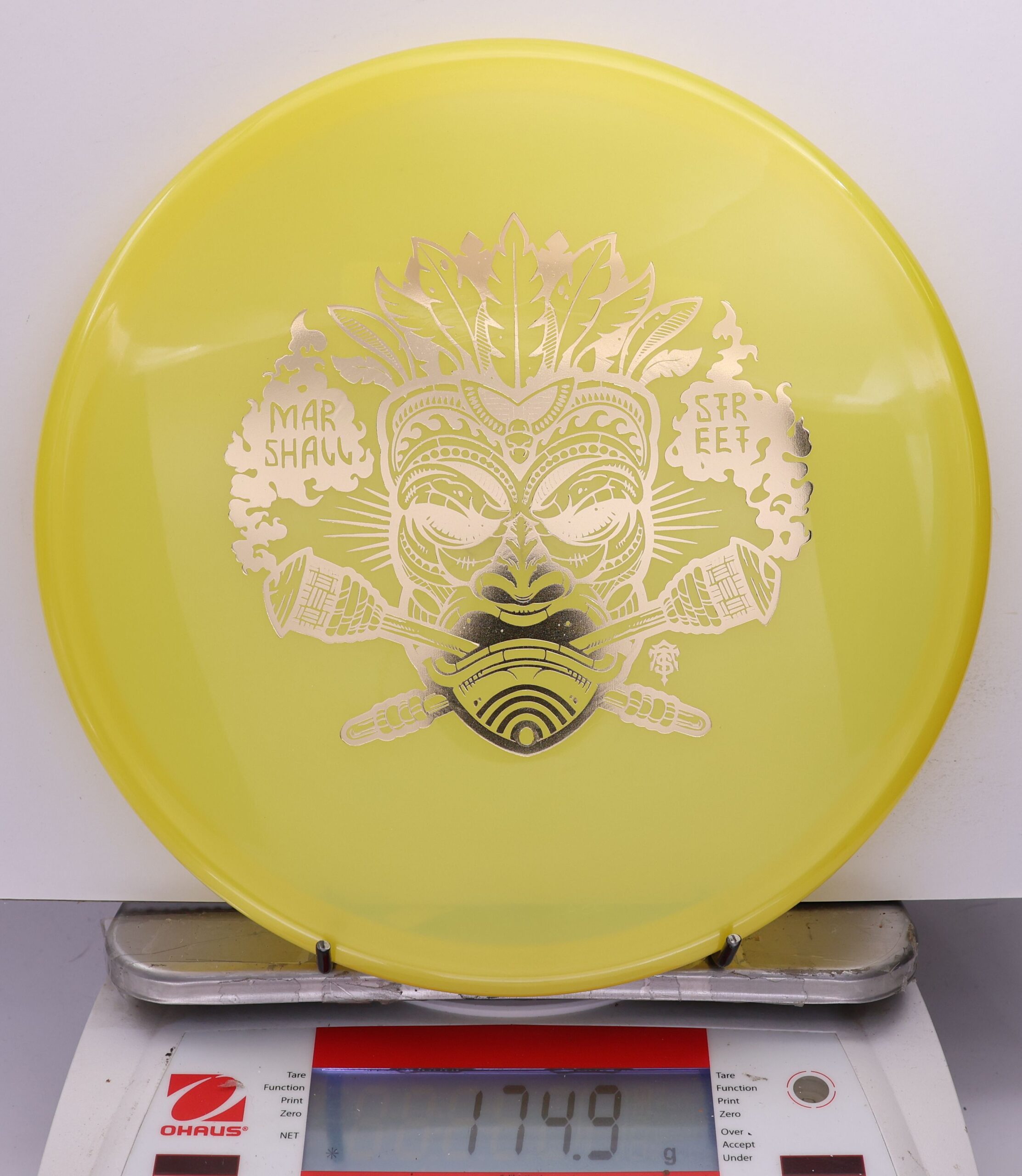 538169 Luster Champion Toro, Marshall Street Tiki Mask - #06 Yellow, 175