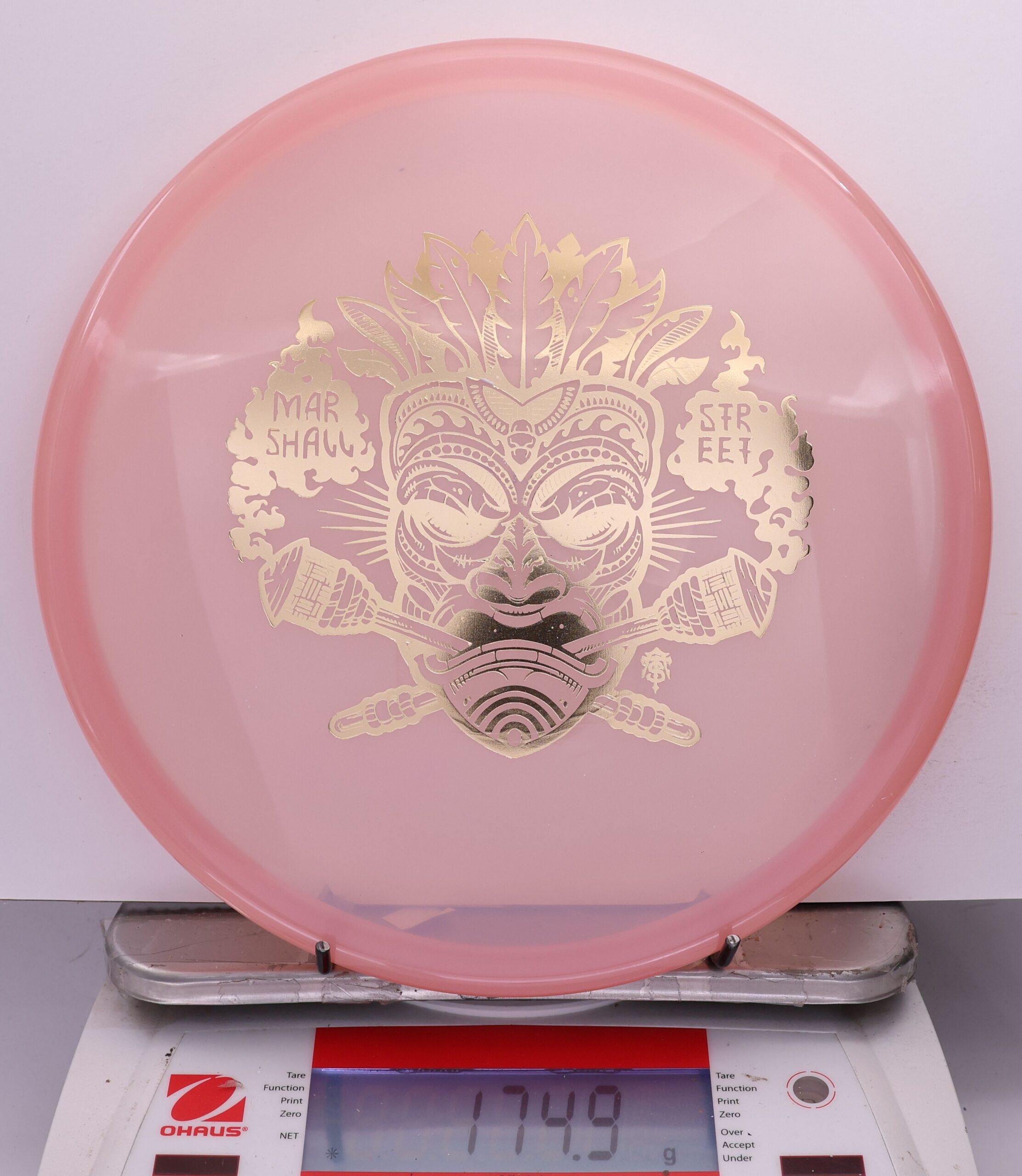 538204 Luster Champion Toro, Marshall Street Tiki Mask - #13 Pink, 175