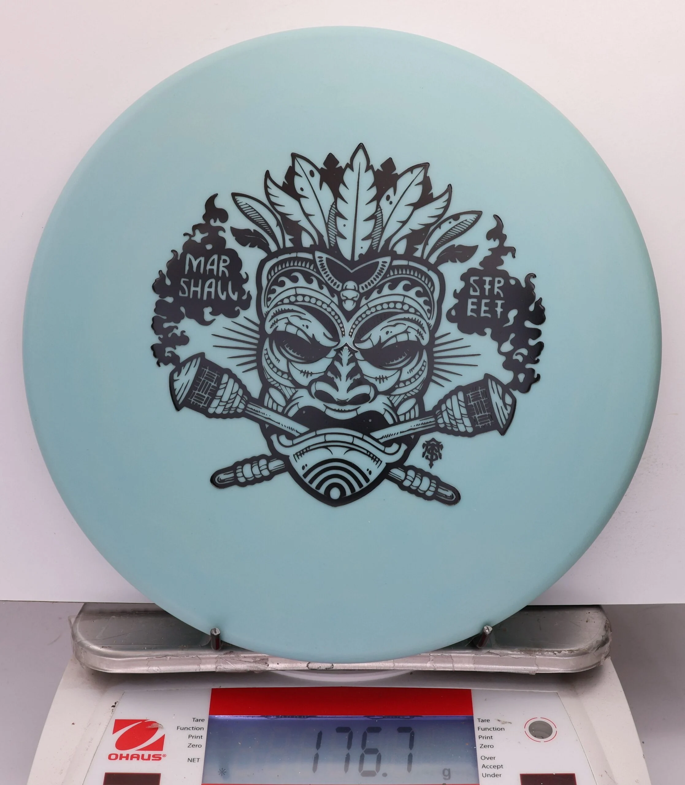 538386 Classic Color Glow DX Polecat, Marshall Street Tiki Mask - #03 BlueGlow, 177
