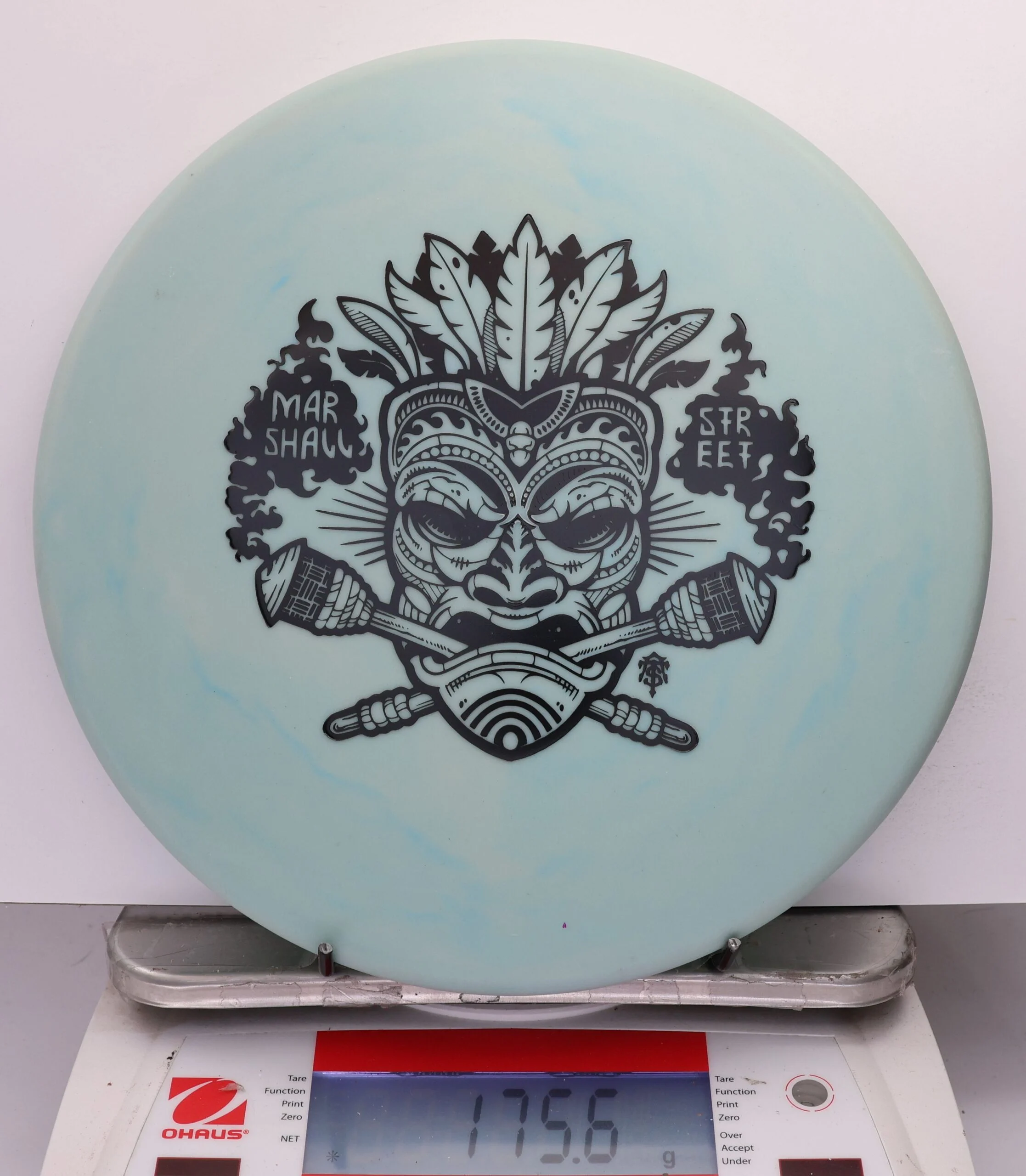 538404 Classic Color Glow DX Polecat, Marshall Street Tiki Mask - #07 BlueGlow, 176