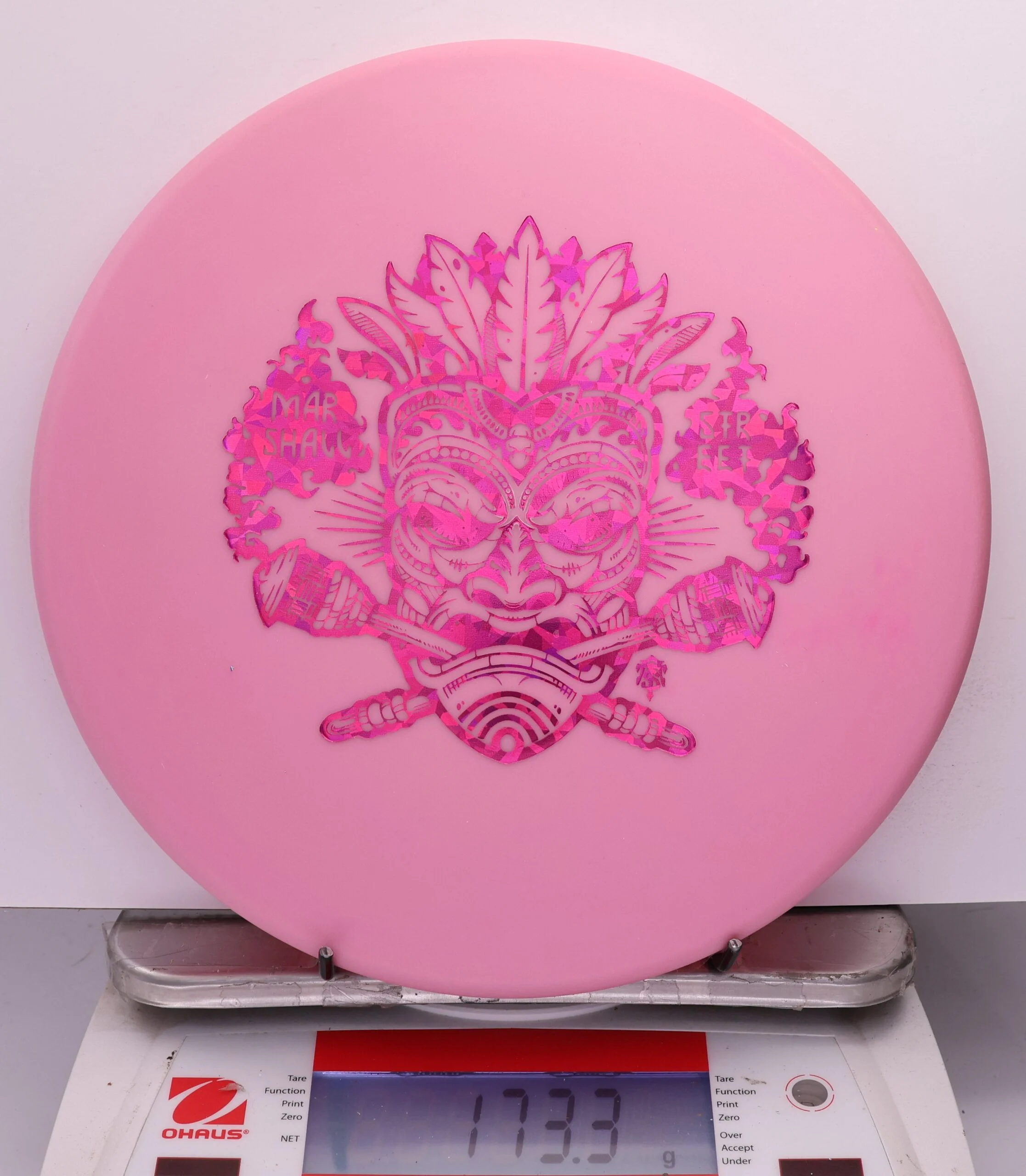 538425 Classic Color Glow DX Polecat, Marshall Street Tiki Mask - #14 PinkGlow, 173