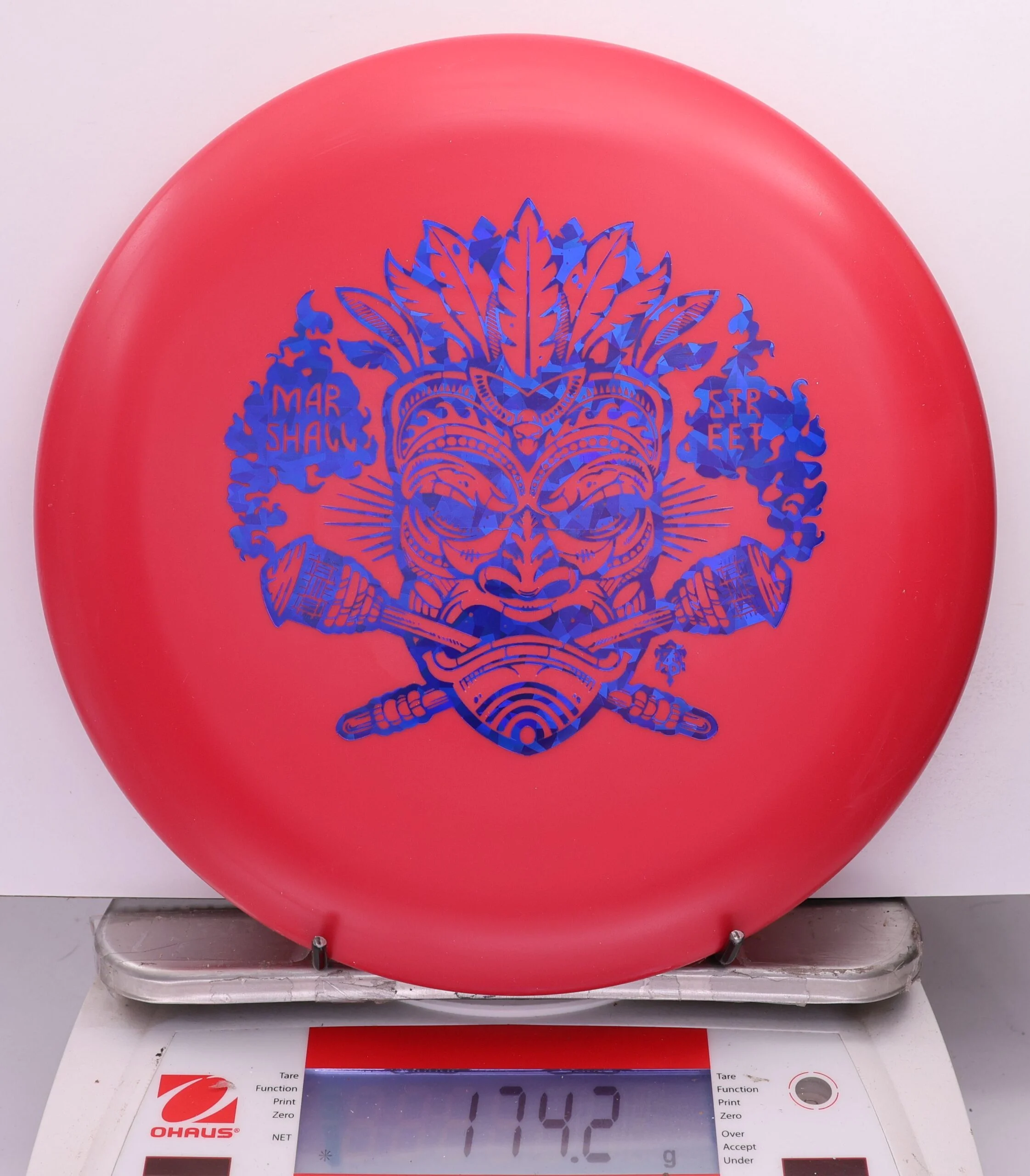 538483 DX Aviar P&A, Marshall Street Tiki Mask - #10 Red, 174