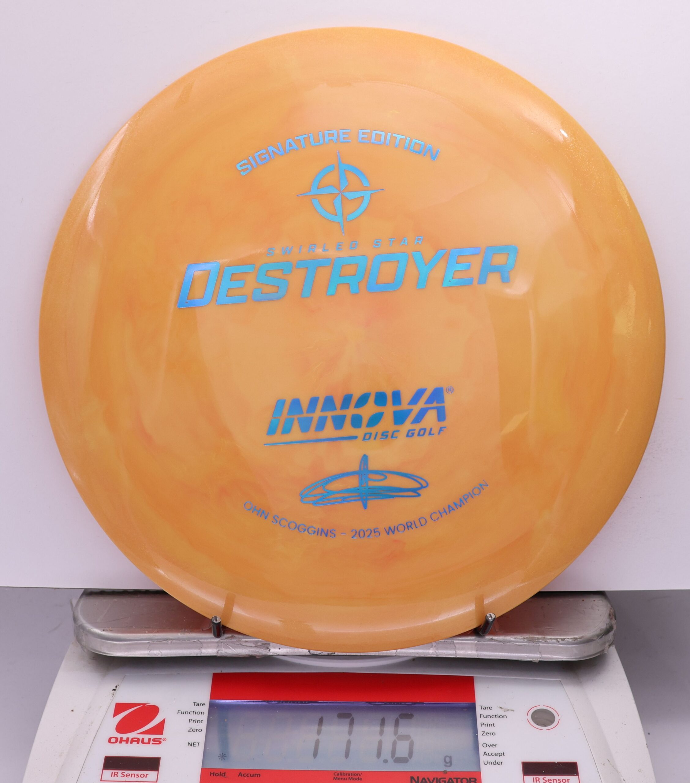 539825 Swirled Star Destroyer, Ohn Scoggins 2025 FPO World Champion - #04 Orange, 172