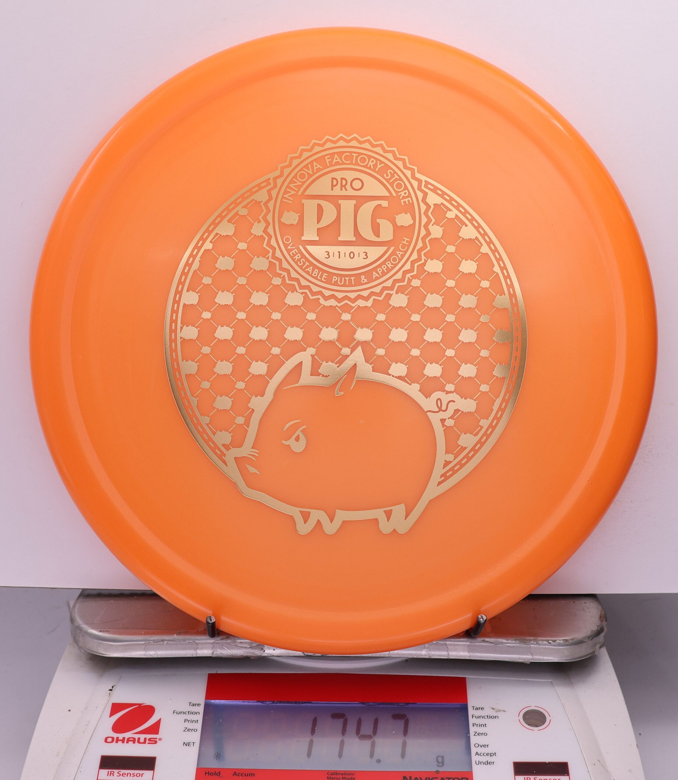 539848 Classic Glow Pro Pig, Stiff - #09 Orange Glow, 175