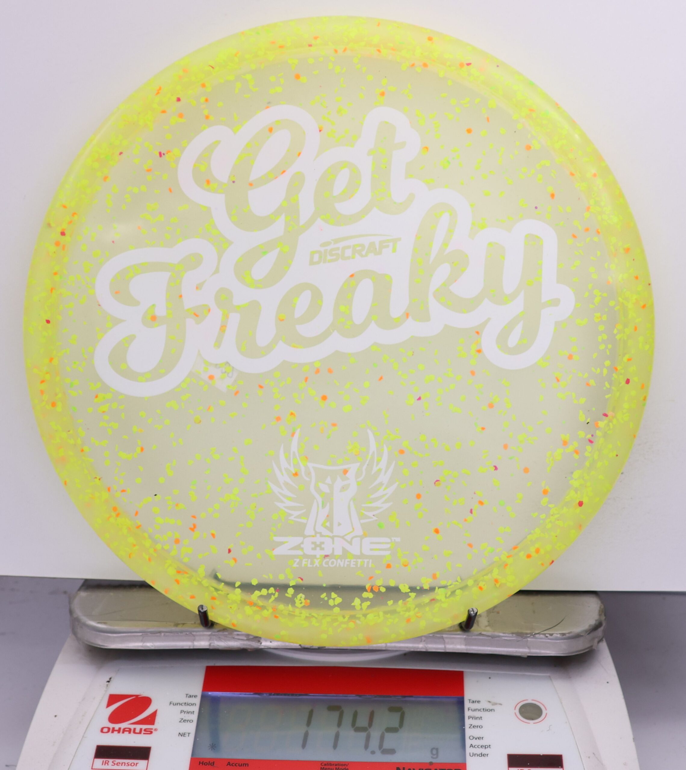 551119 Z FLX Confetti Zone, Get Freaky - #832 Yellow, 174