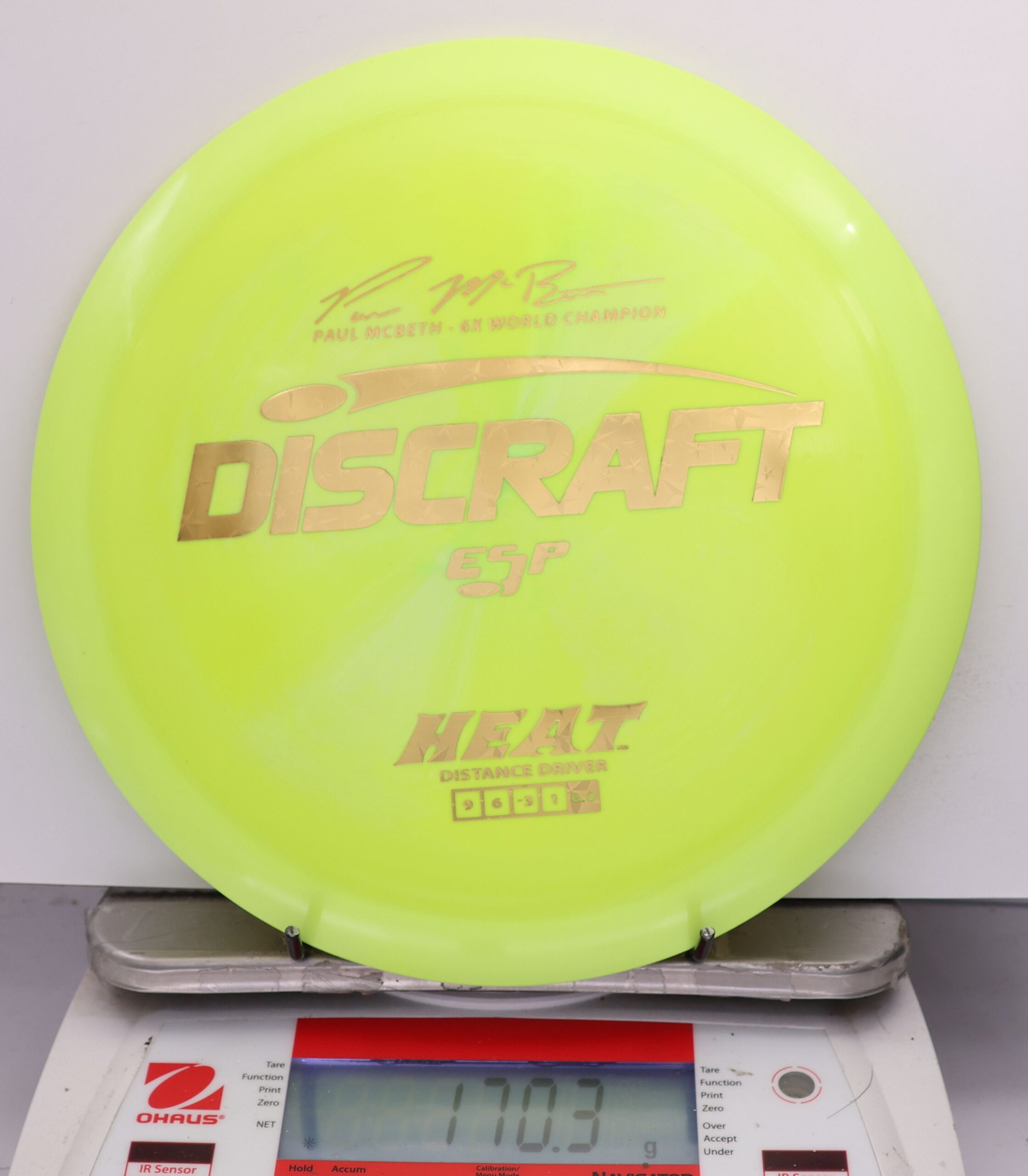 553323 ESP Heat, Paul McBeth 6X - #825 Yellow, 170