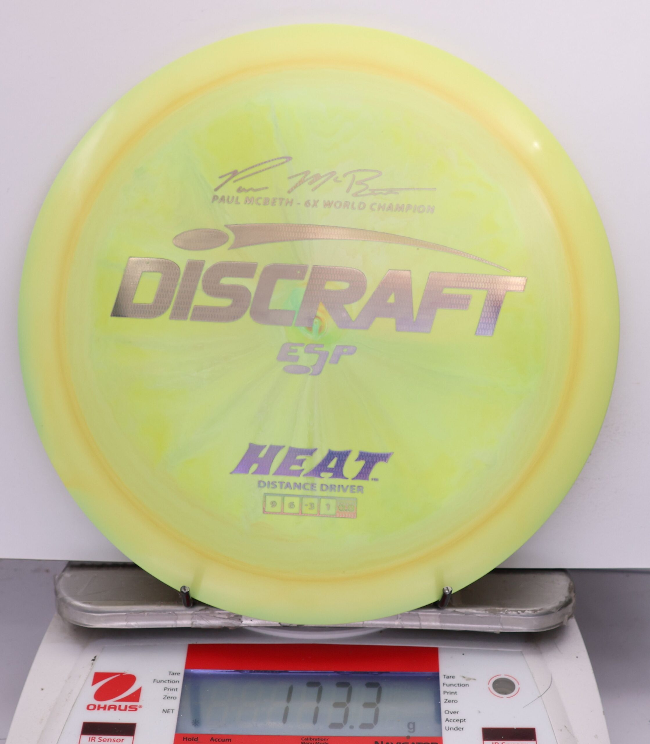 553324 ESP Heat, Paul McBeth 6X - #826 Yellow, 173