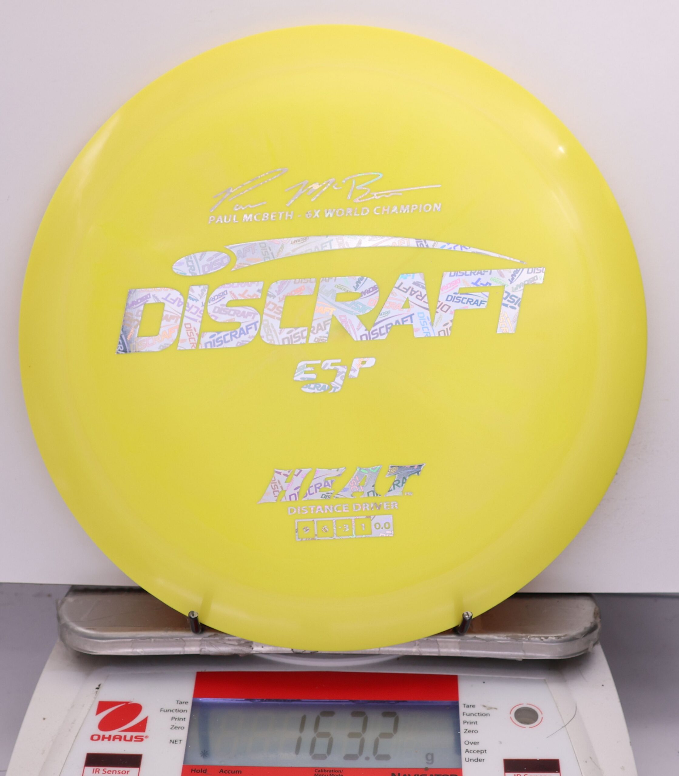 553325 ESP Heat, Paul McBeth 6X - #827 Yellow, 163