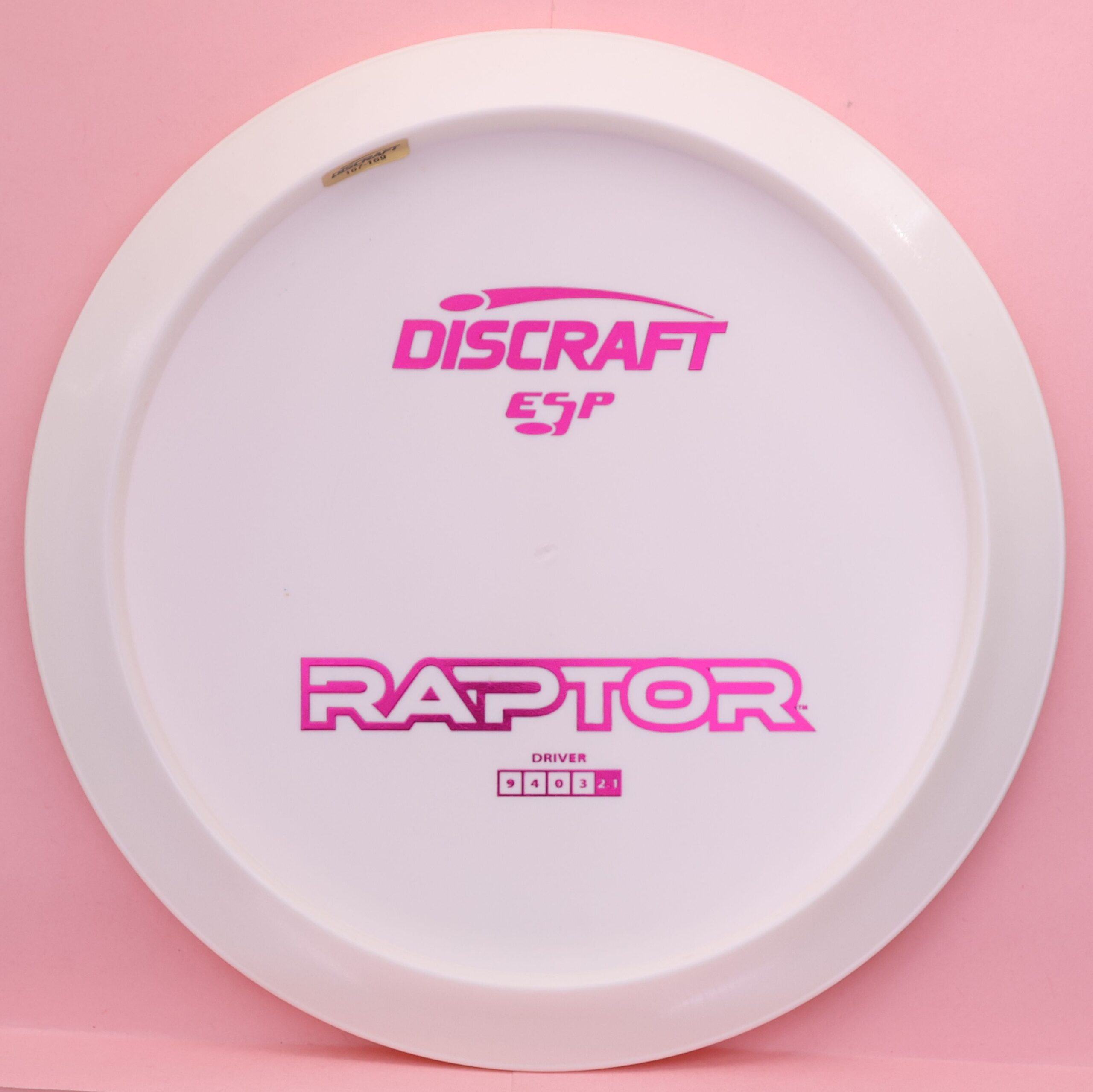 ESP Raptor, Bottom Stamp