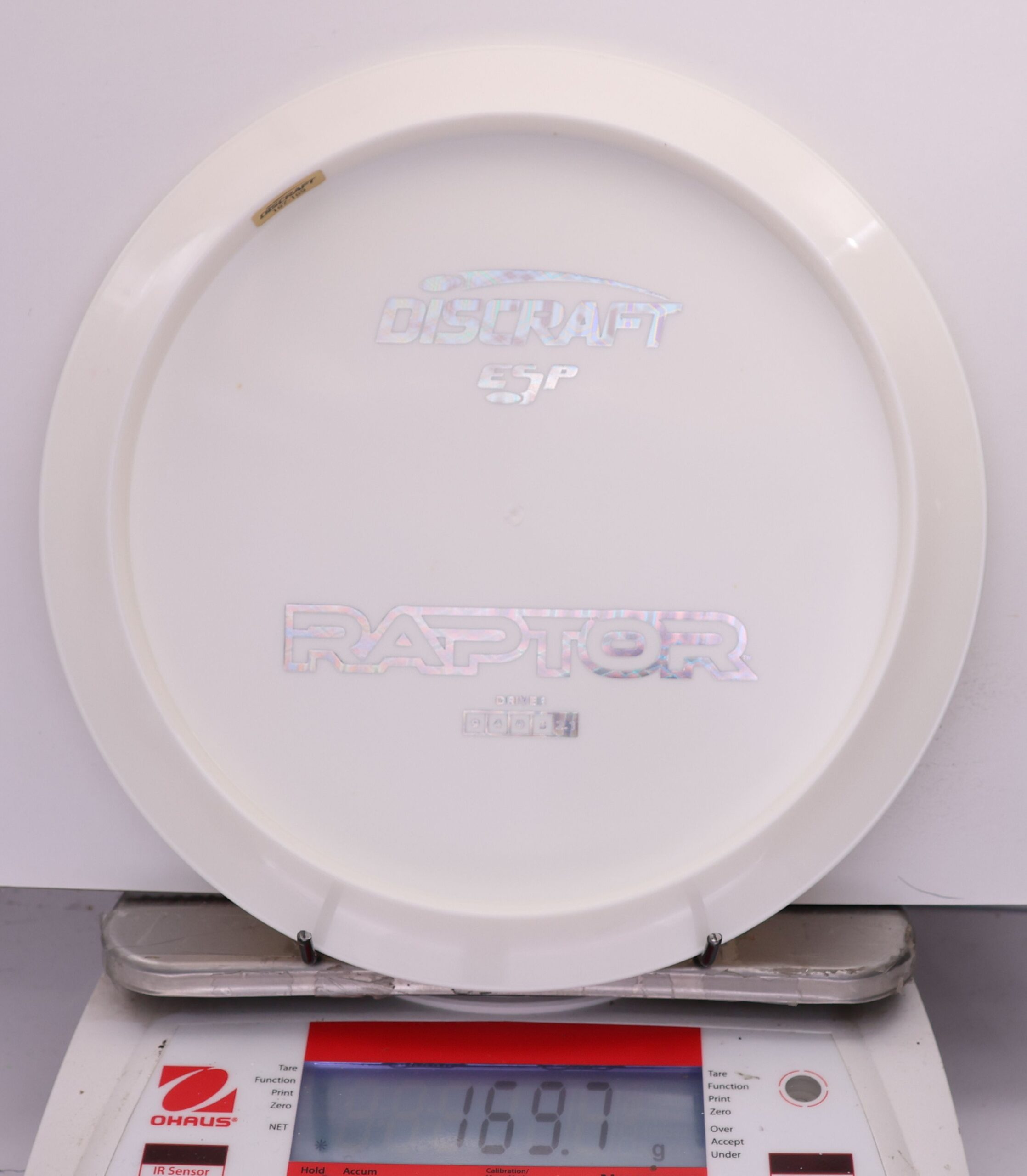 553526 ESP Raptor, Bottom Stamp - #822 White, 170