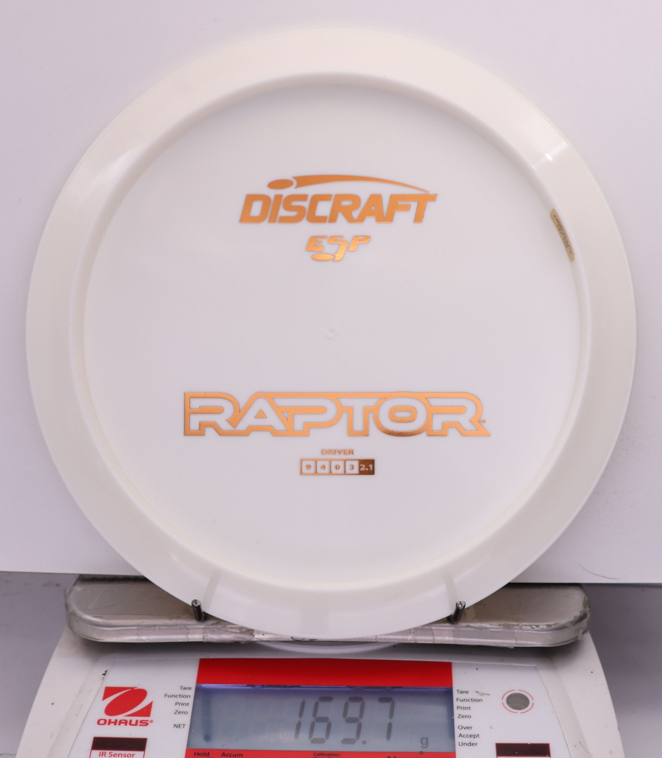 553536 ESP Raptor, Bottom Stamp - #824 White, 170