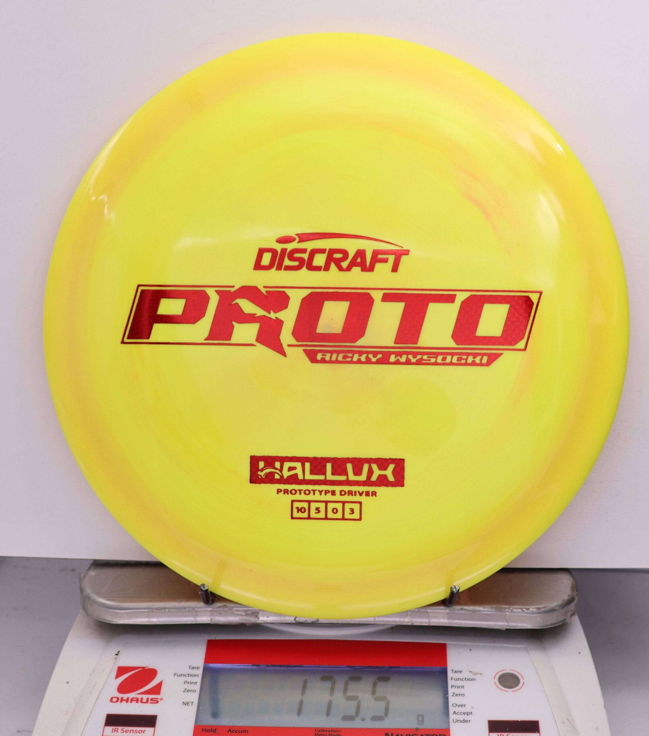 553666 Prototype Hallux, Ricky Wysocki - #820 Yellow, 176