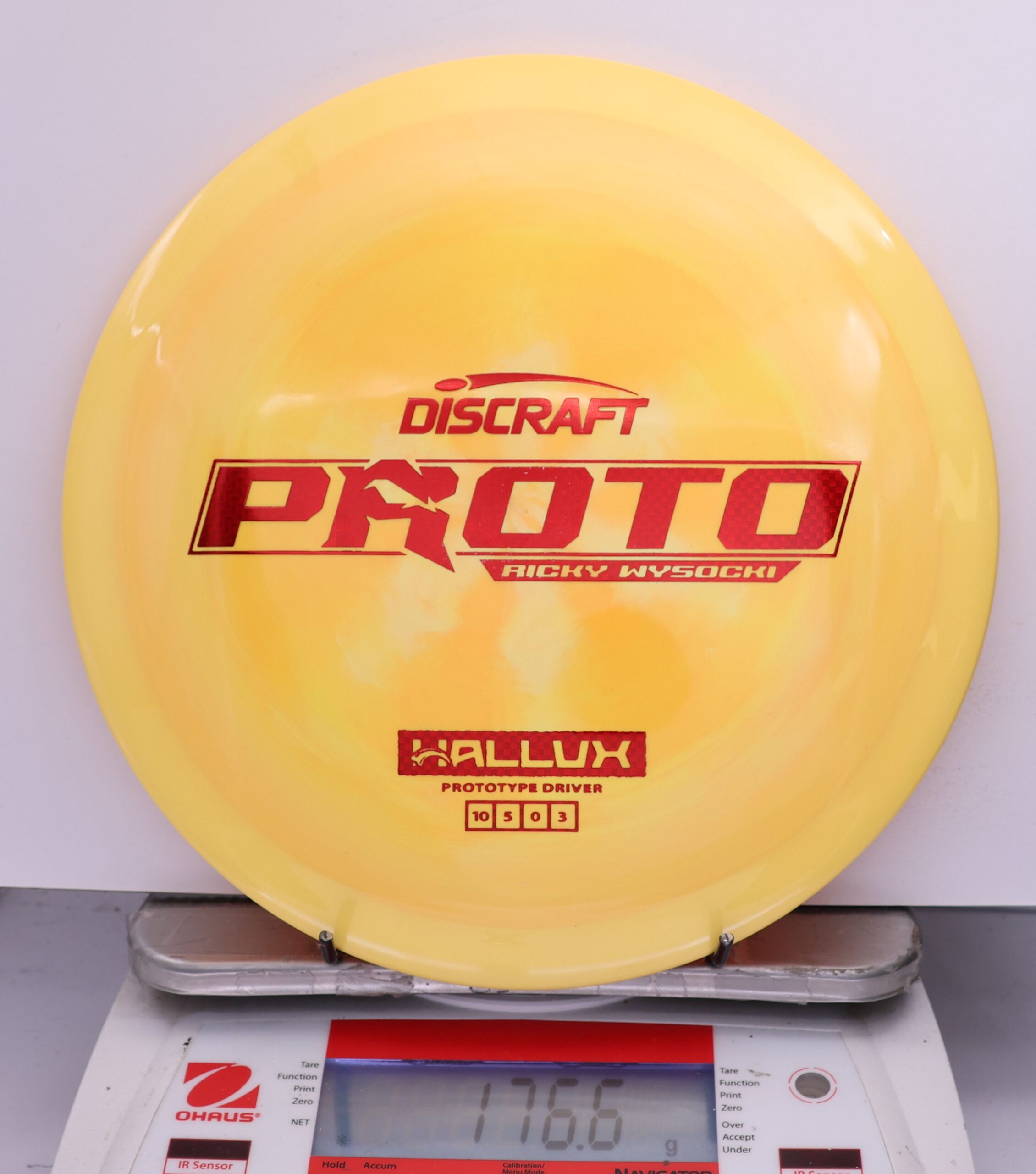 553673 Prototype Hallux, Ricky Wysocki - #822 Yellow, 177