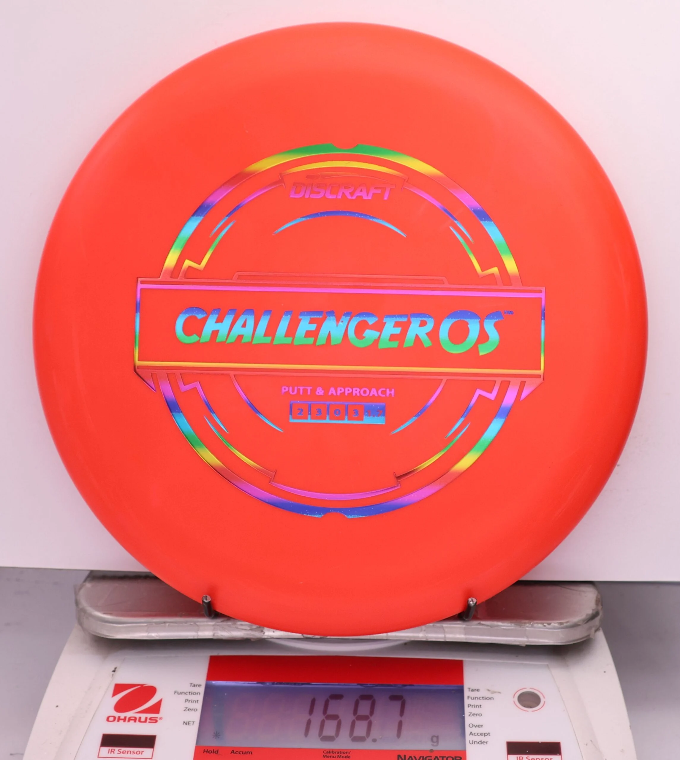 554317 Putter Line Hard Challenger OS - #823 Red, 169