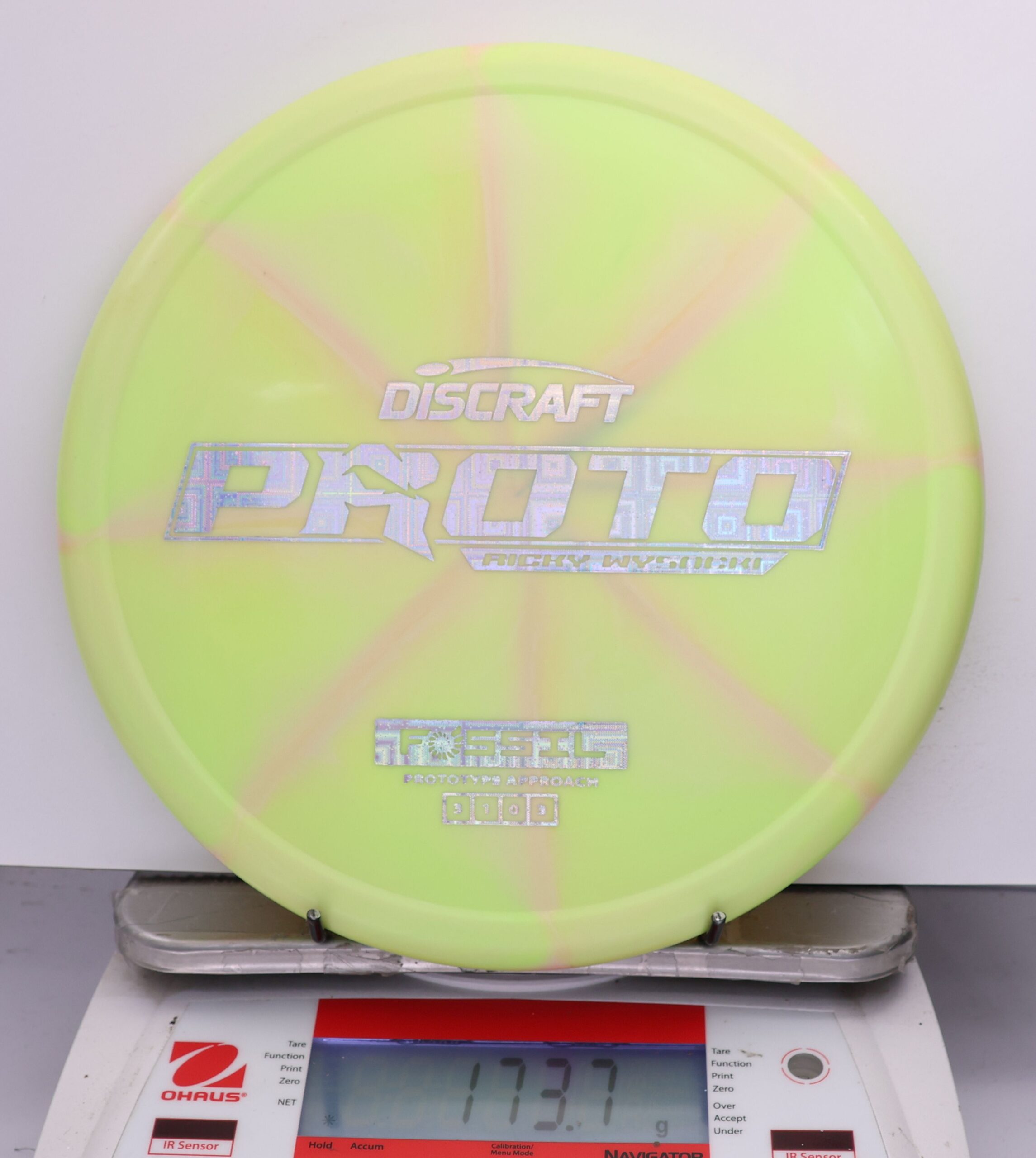 554343 Prototype Fossil, Ricky Wysocki - #819 Yellow, 174