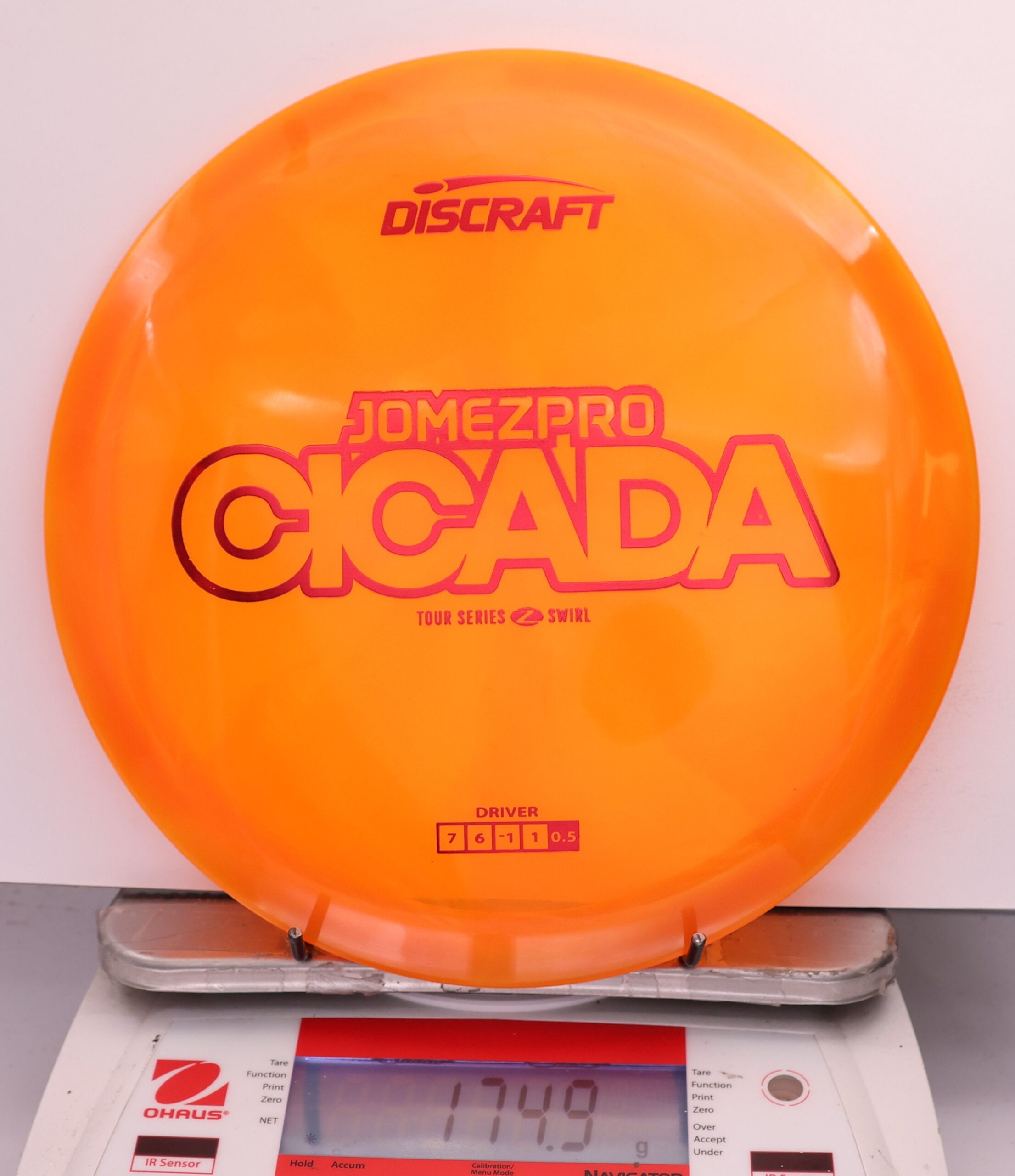 555701 Z Swirl Cicada, JomezPro X Discraft - #13 Orange, 175