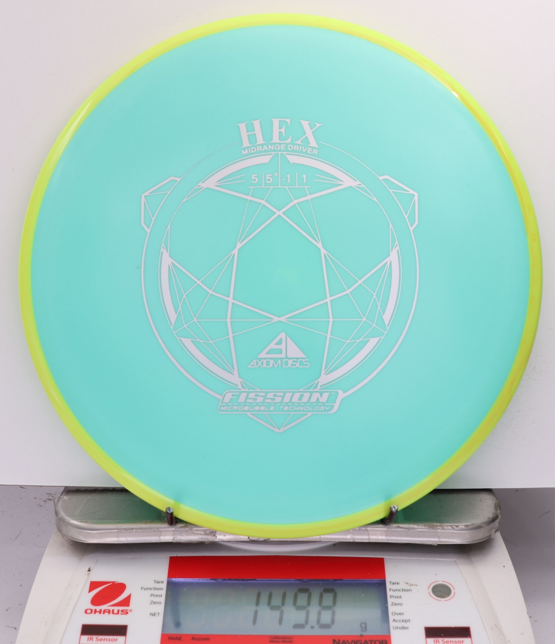 559667 Fission Hex - #09 Yellow-Aqua, 150