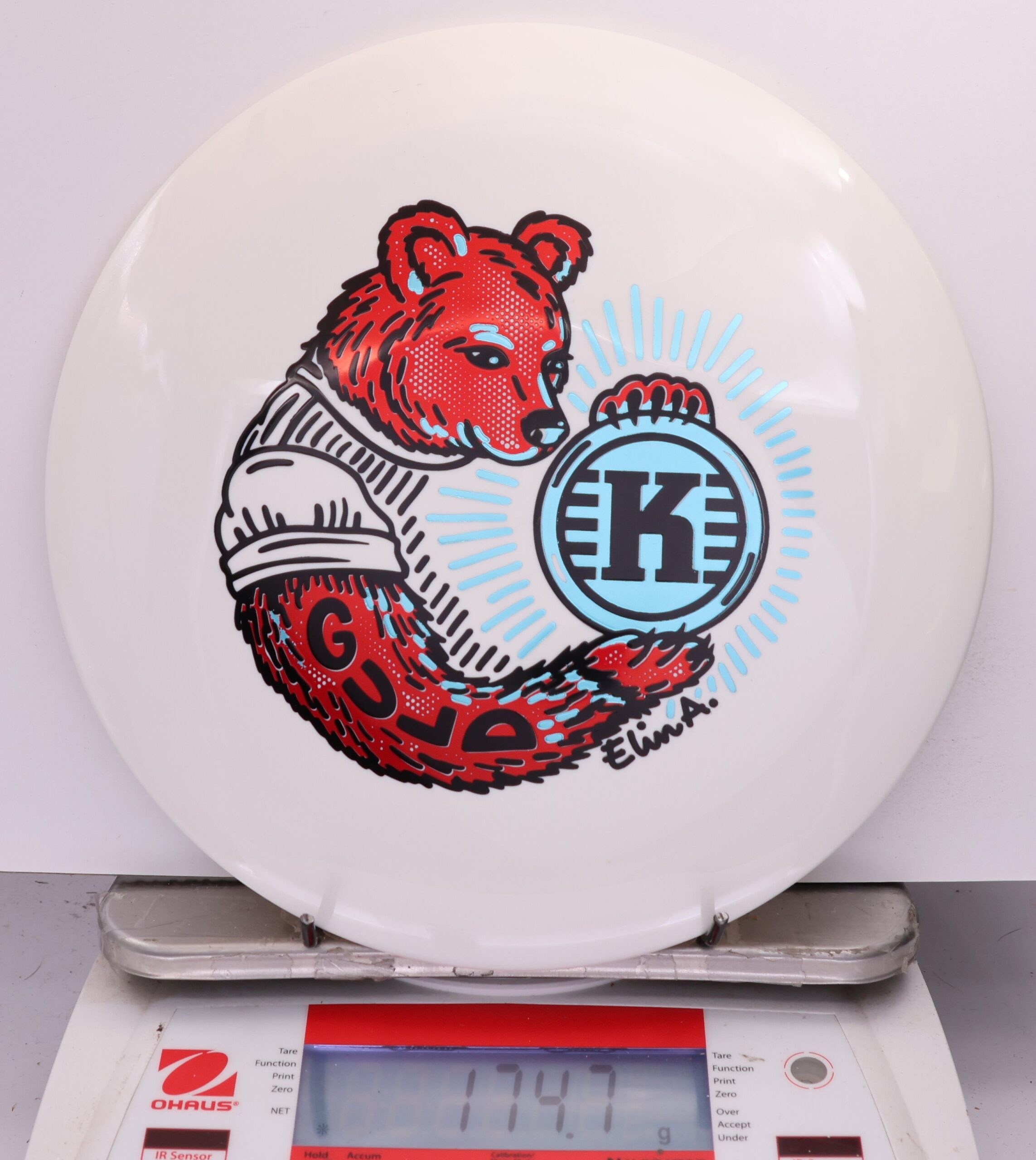 560309 K1 Guld, Collab Elin A Triple Foil - #815 White, 175