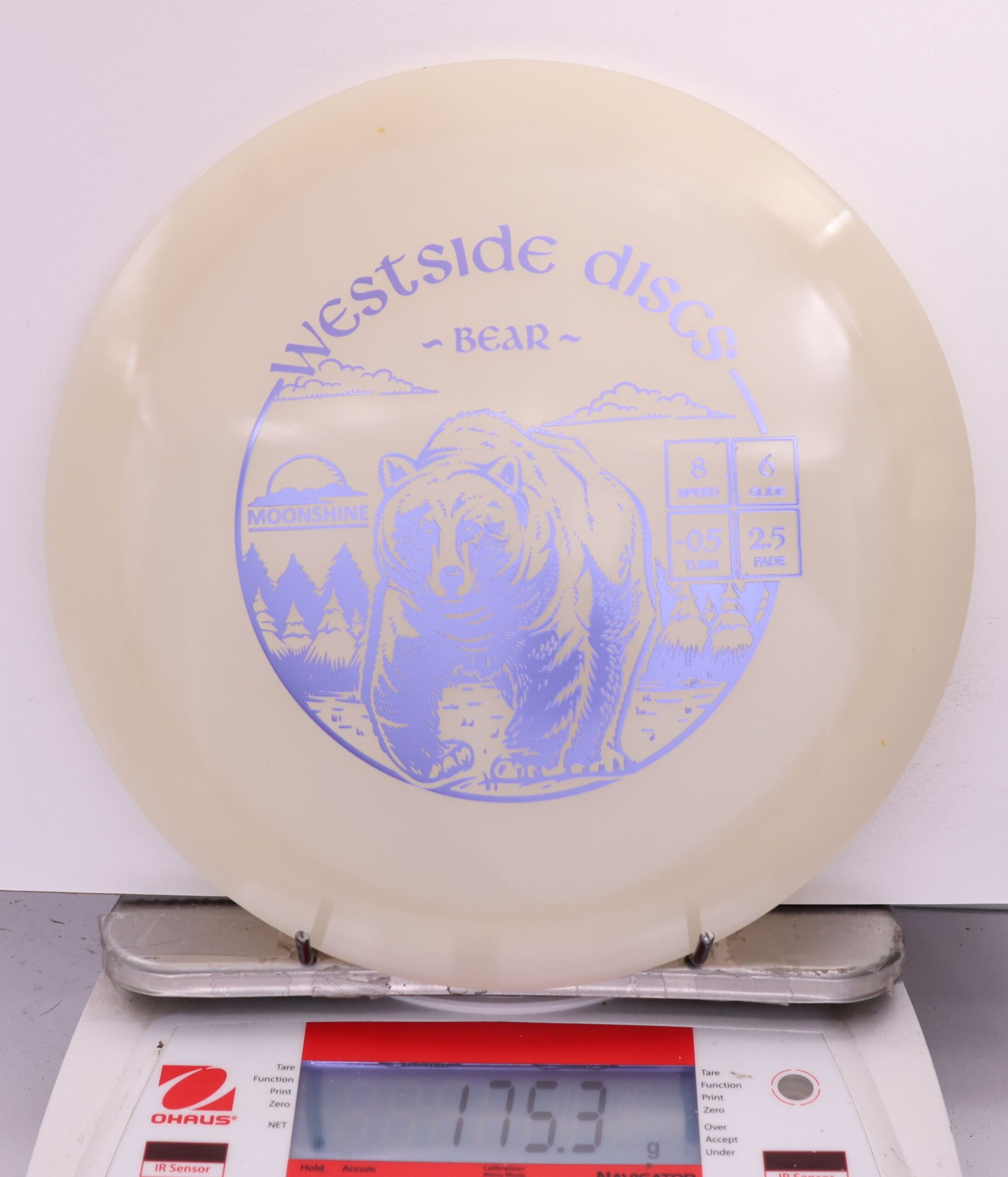 564316 VIP Moonshine Bear - #806 White Glow, 175