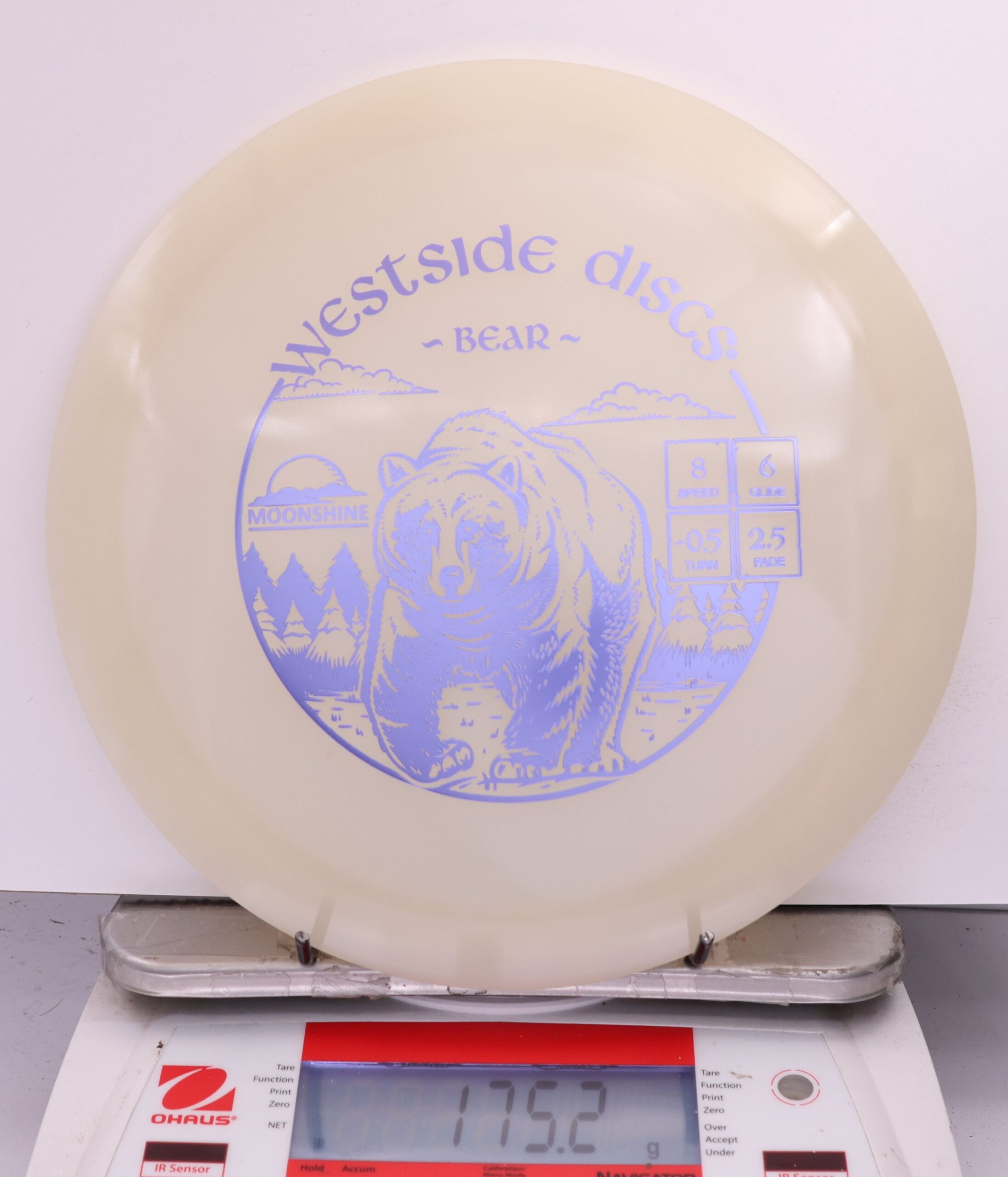 564317 VIP Moonshine Bear - #807 White Glow, 175