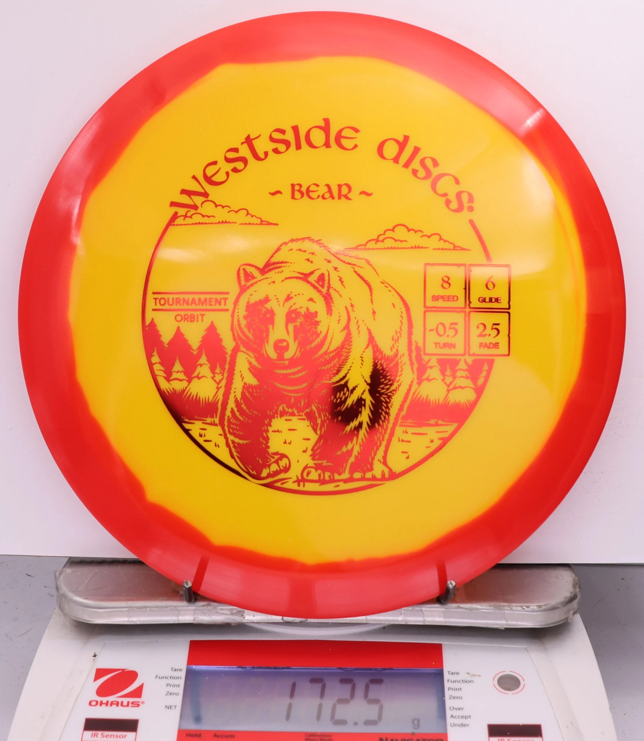 565146 Tournament Orbit Bear - #810 Red-Yellow, 173