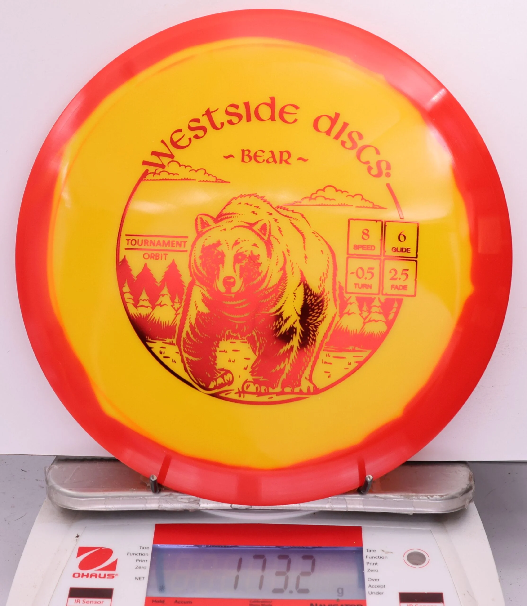 565148 Tournament Orbit Bear - #812 Red-Yellow, 173