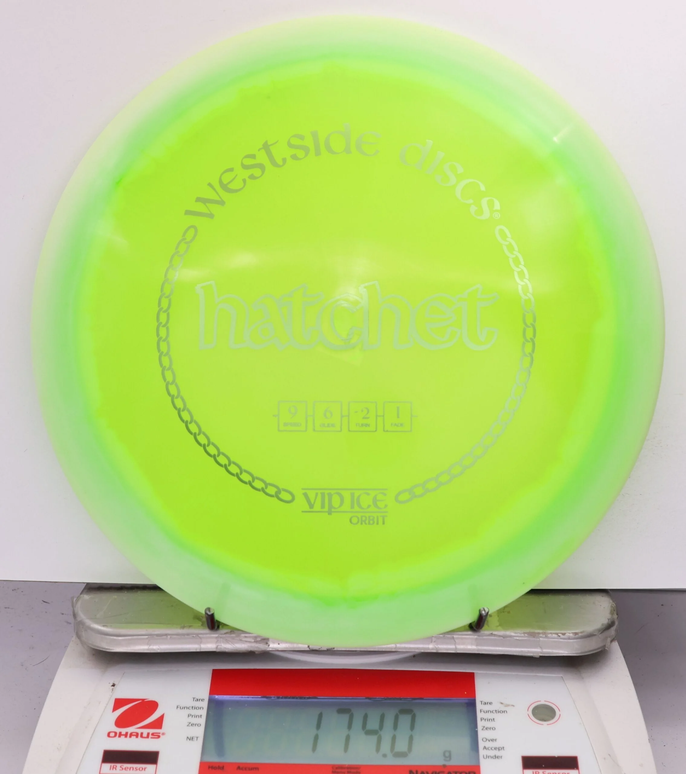 565252 VIP Ice Orbit Hatchet - #811 White-NGreen, 174
