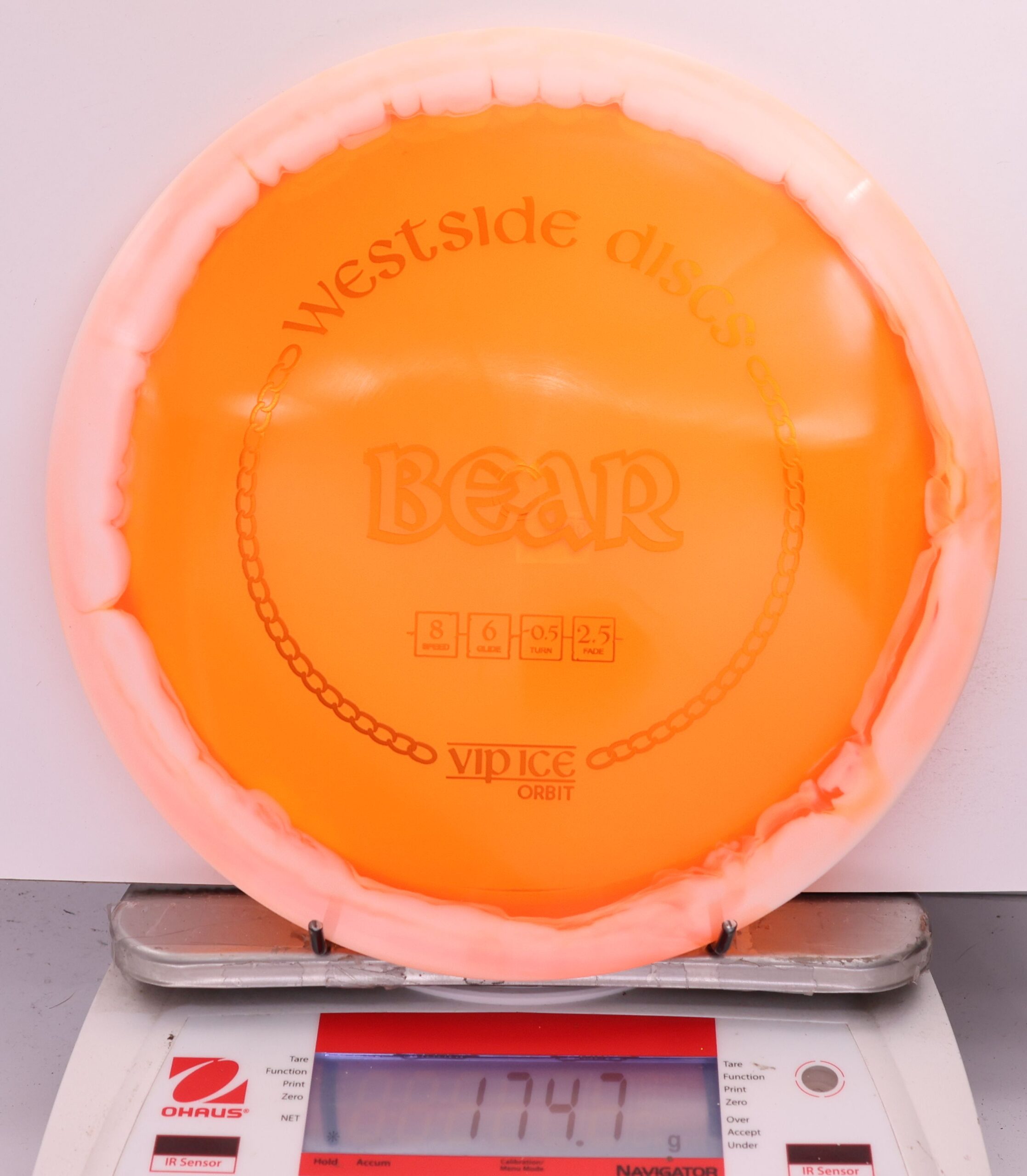 565283 VIP Ice Orbit Bear - #806 White-Orange, 175