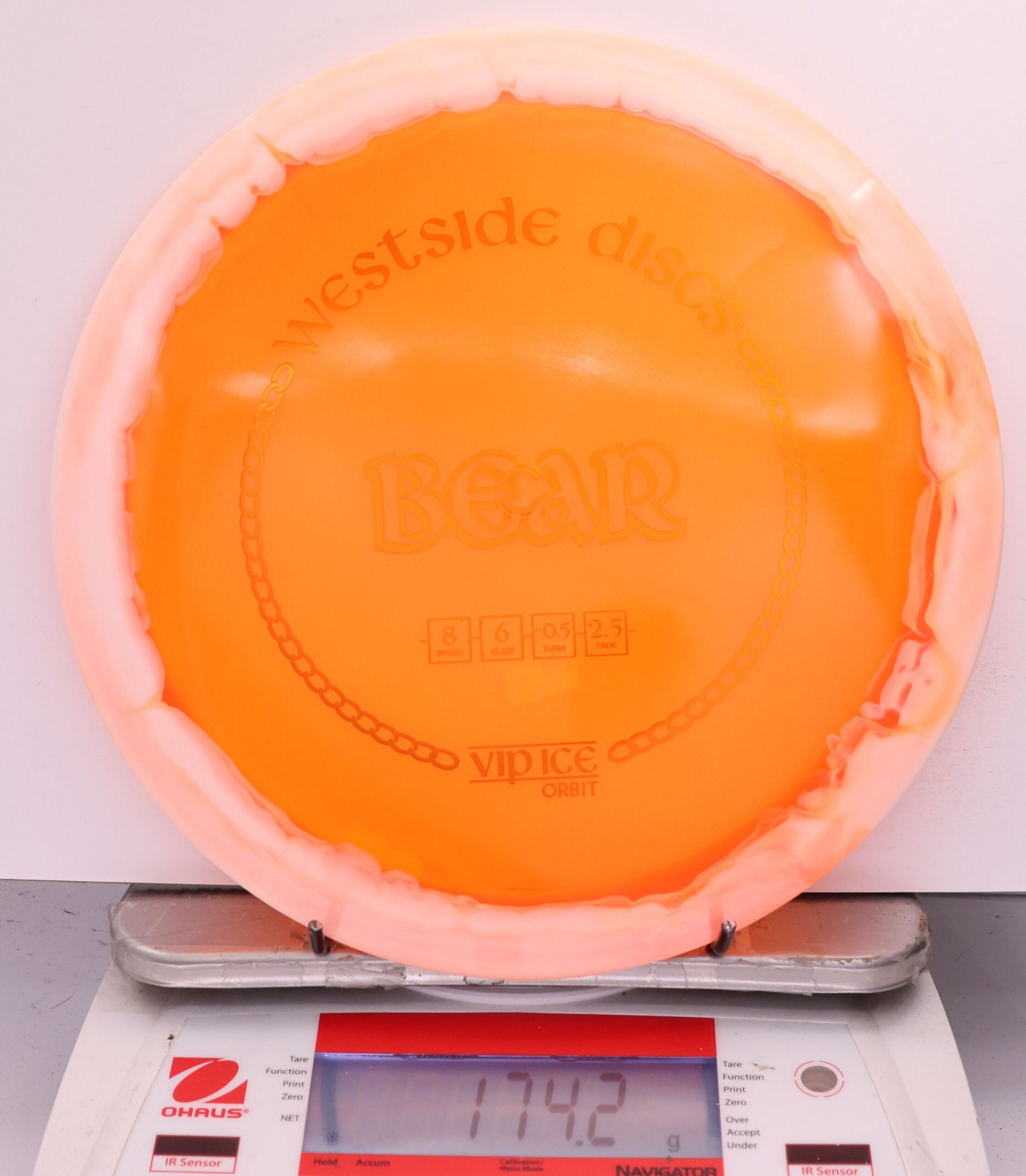 565284 VIP Ice Orbit Bear - #807 White-Orange, 174