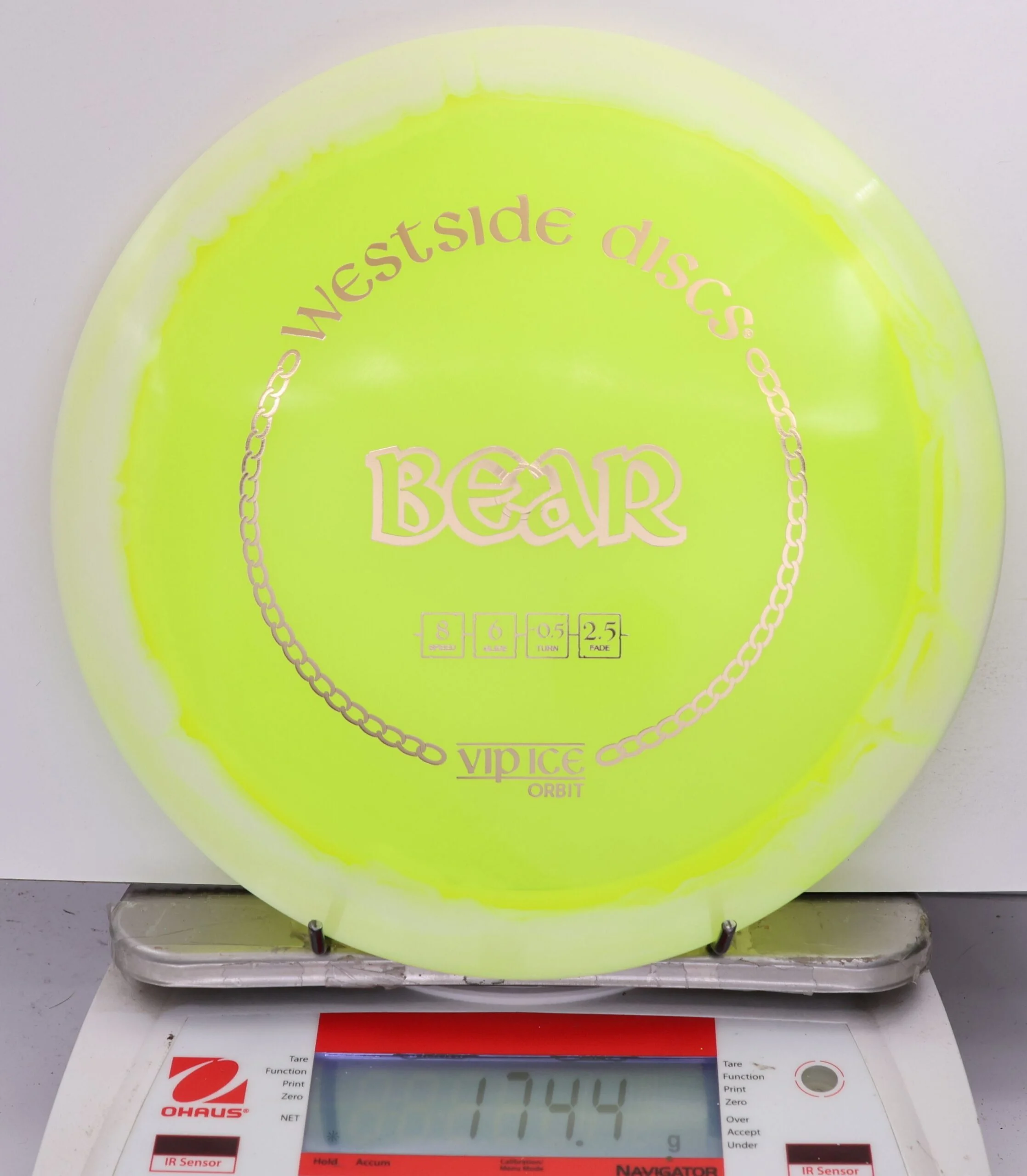565285 VIP Ice Orbit Bear - #808 White-NYellow, 174