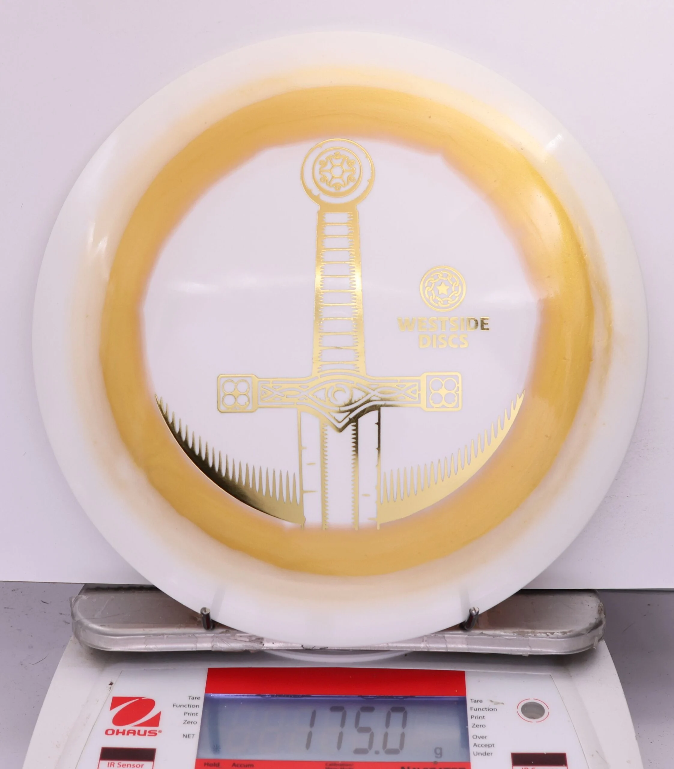 565489 Tournament Ring Sword - #809 Gold-White, 175