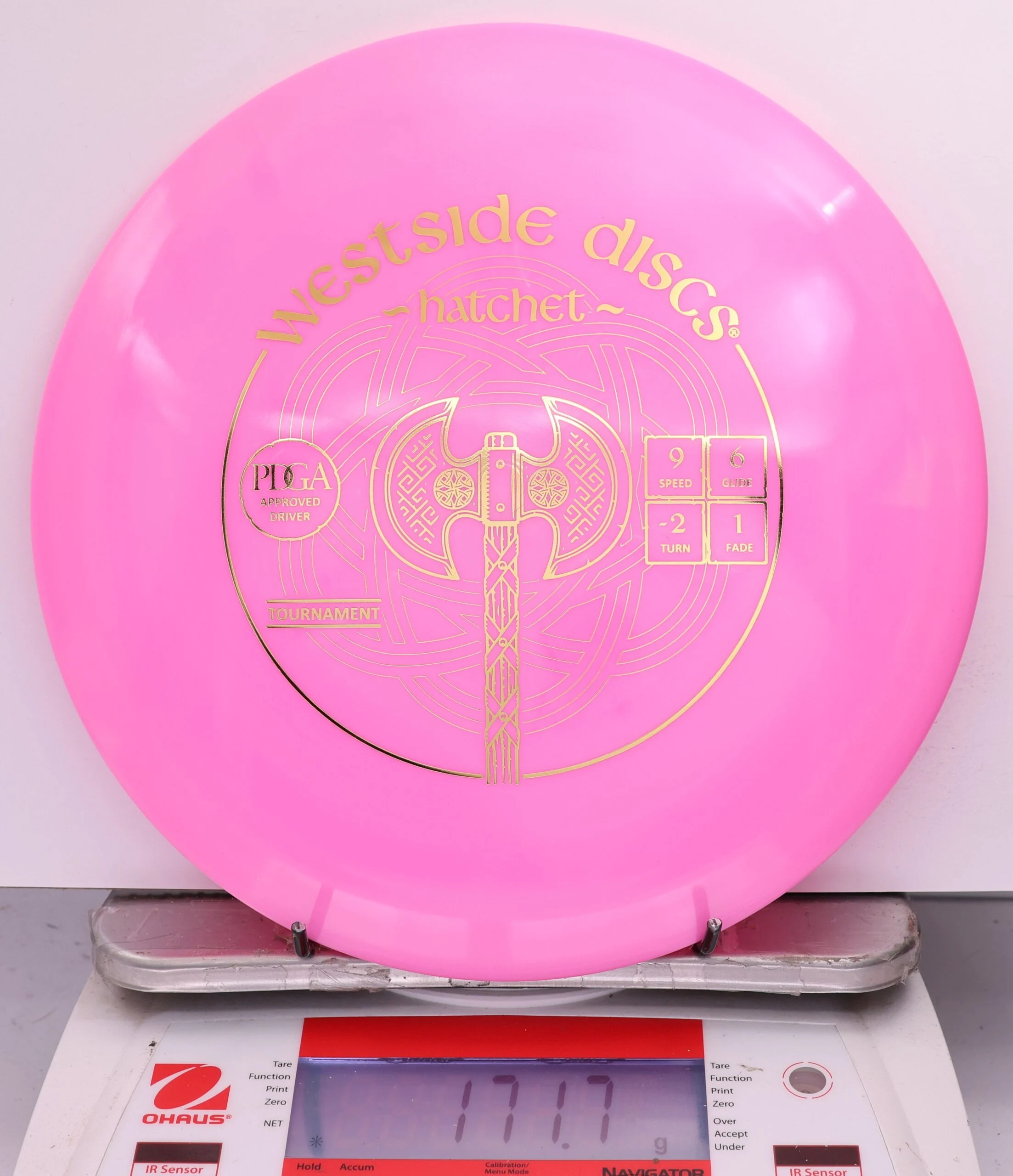 566083 Tournament Hatchet - #809 Pink, 172